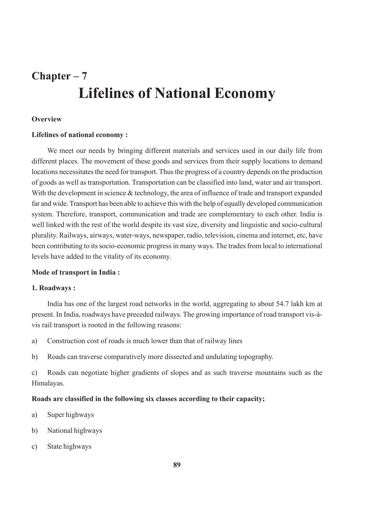 Tripura Board Class 10 Social Science English Version Workbooks - Page 89