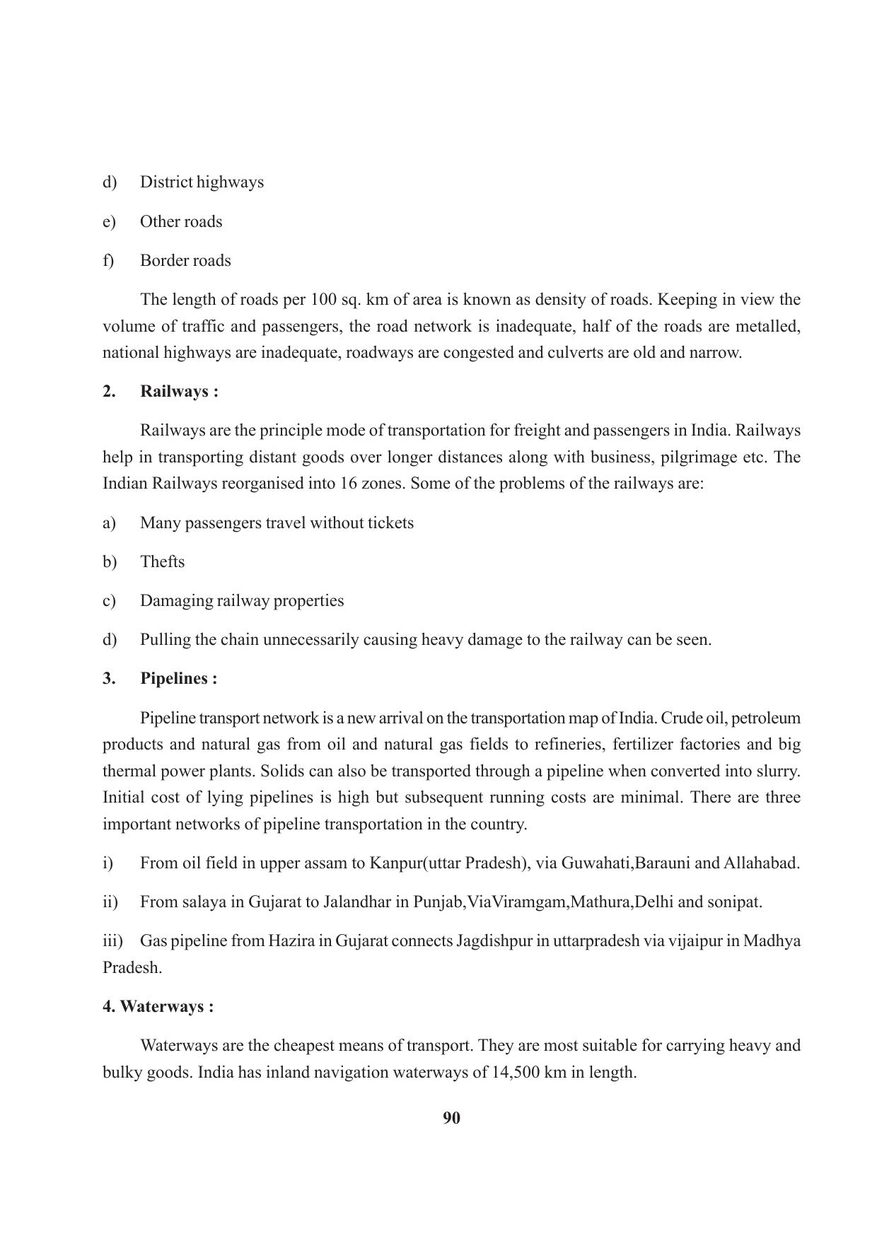 Tripura Board Class 10 Social Science English Version Workbooks - Page 90