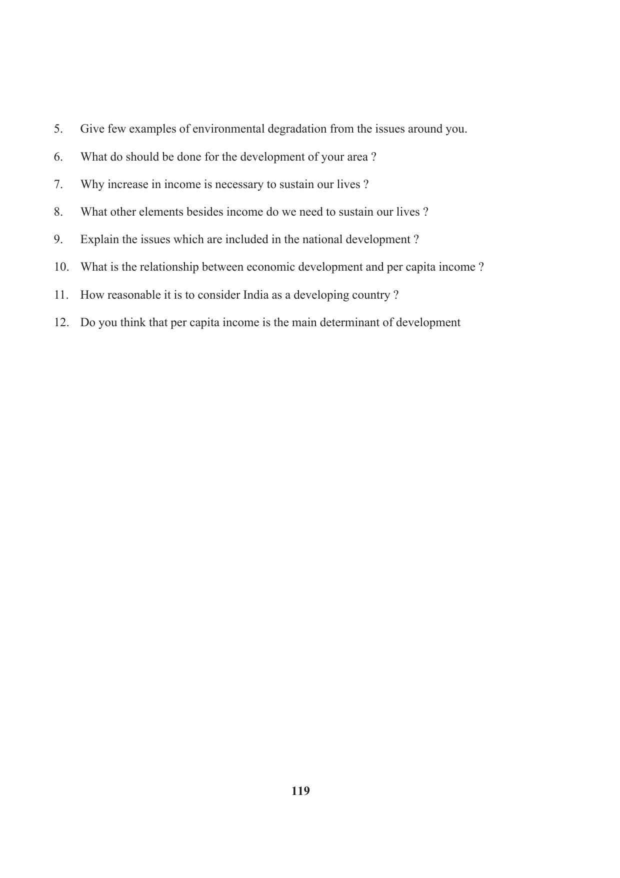 Tripura Board Class 10 Social Science English Version Workbooks - Page 119