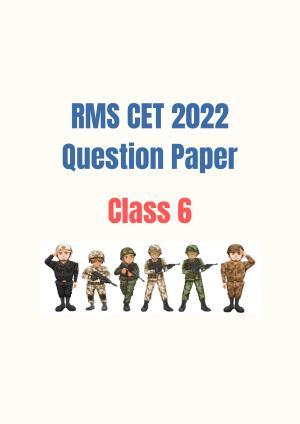 Rashtriya Military School RMS CET 2022 Class 6 Question Paper
