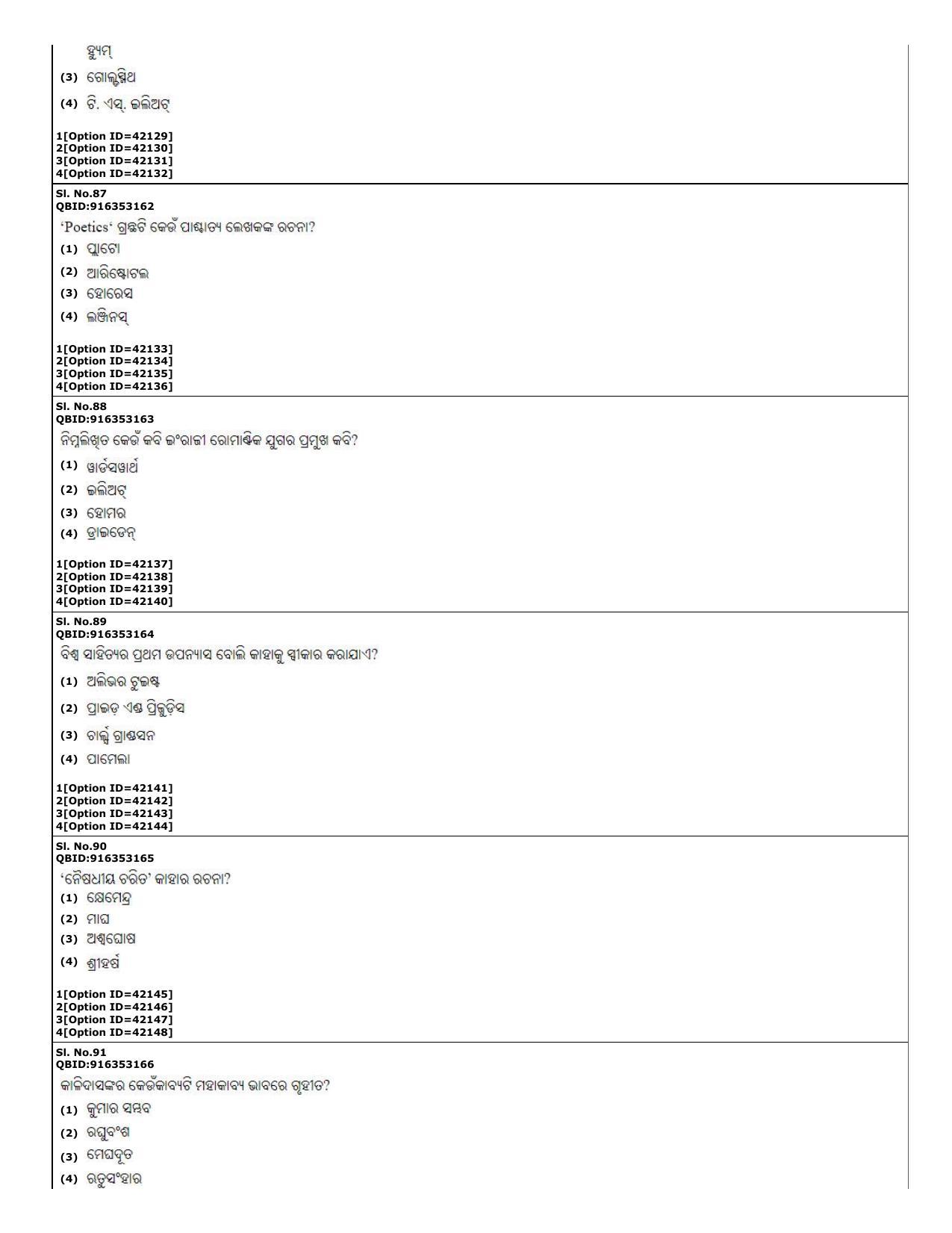 CUET (PG) 2022: PGQP-60 Odia (10-09-2022) Question Paper - Page 22