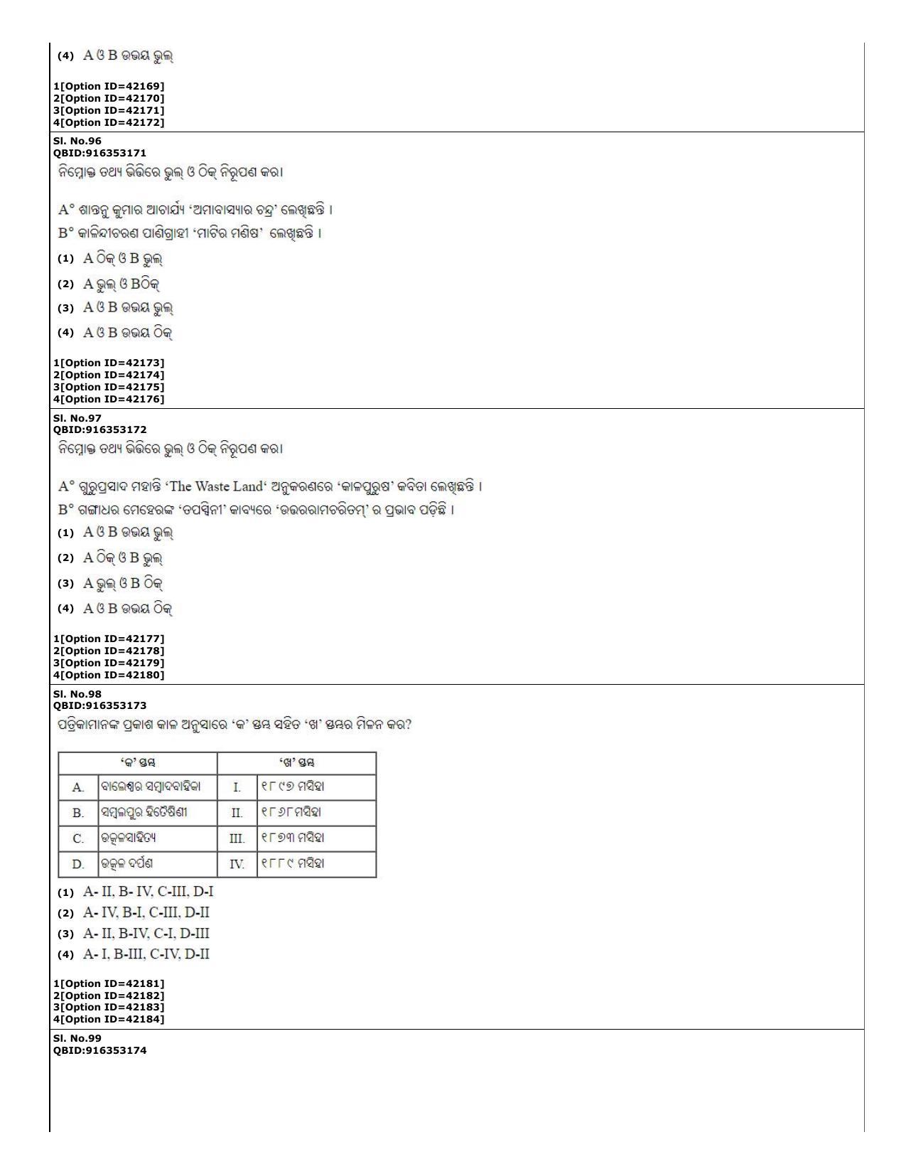 CUET (PG) 2022: PGQP-60 Odia (10-09-2022) Question Paper - Page 24