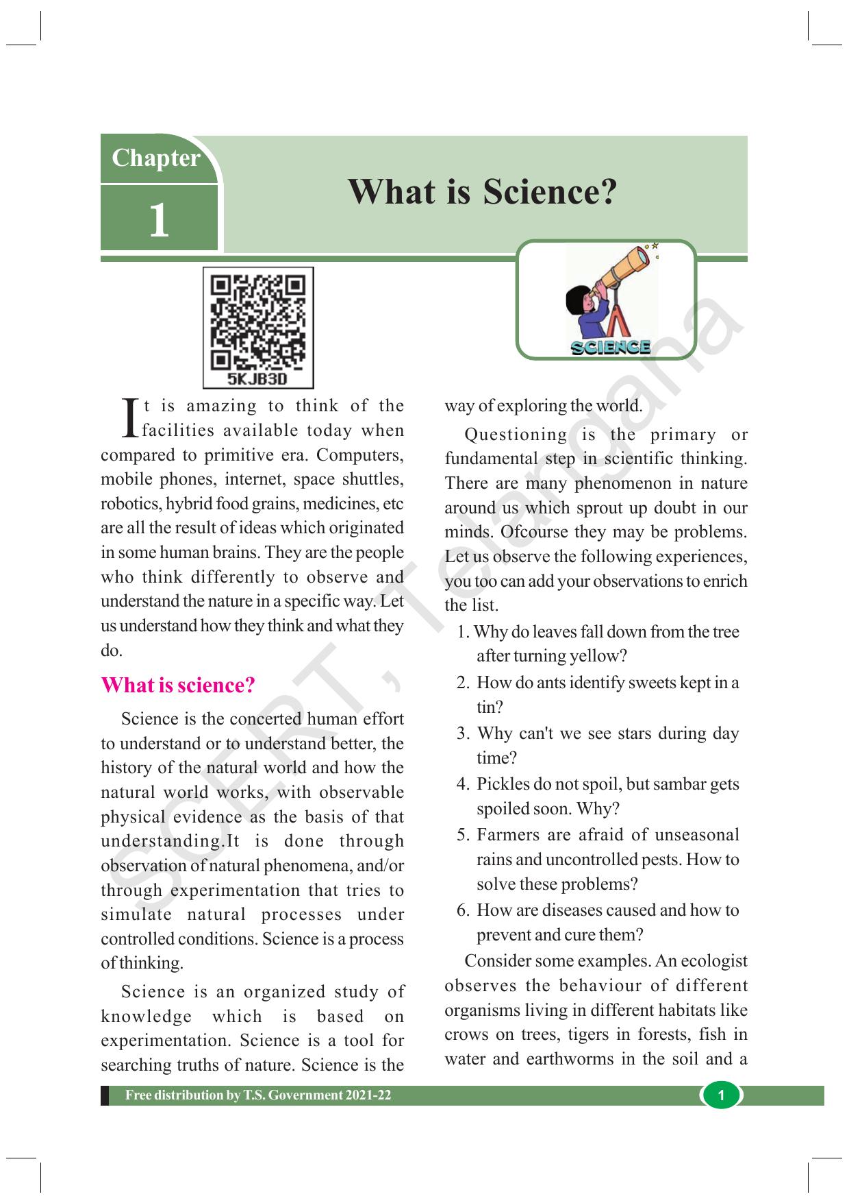 TS SCERT Class 8 Biological Science (English Medium) Text Book - Page 13