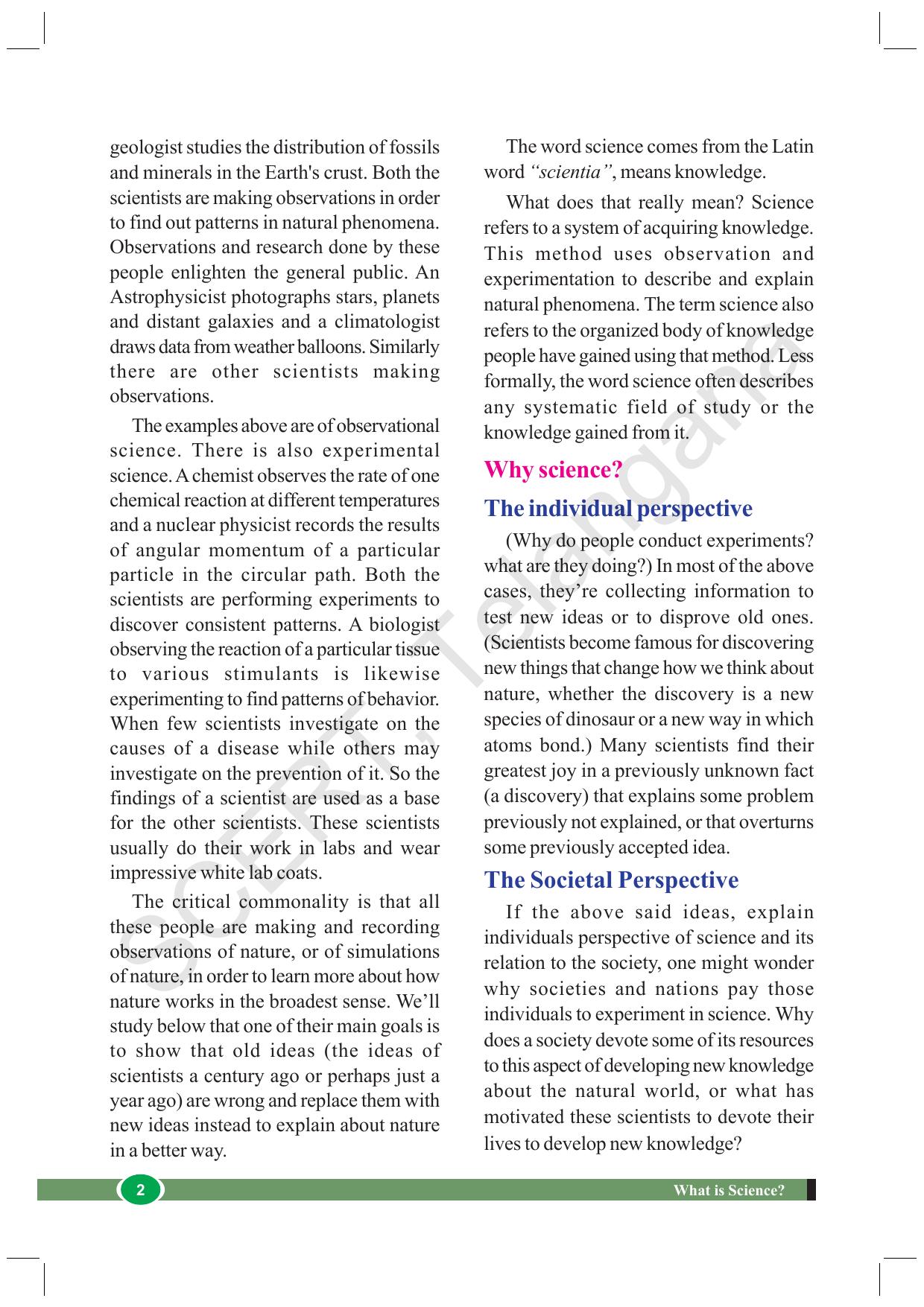 TS SCERT Class 8 Biological Science (English Medium) Text Book - Page 14