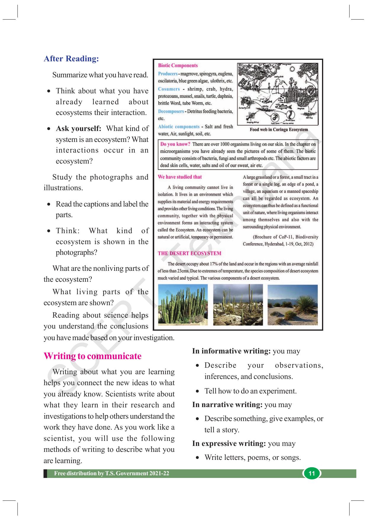 TS SCERT Class 8 Biological Science (English Medium) Text Book - Page 23