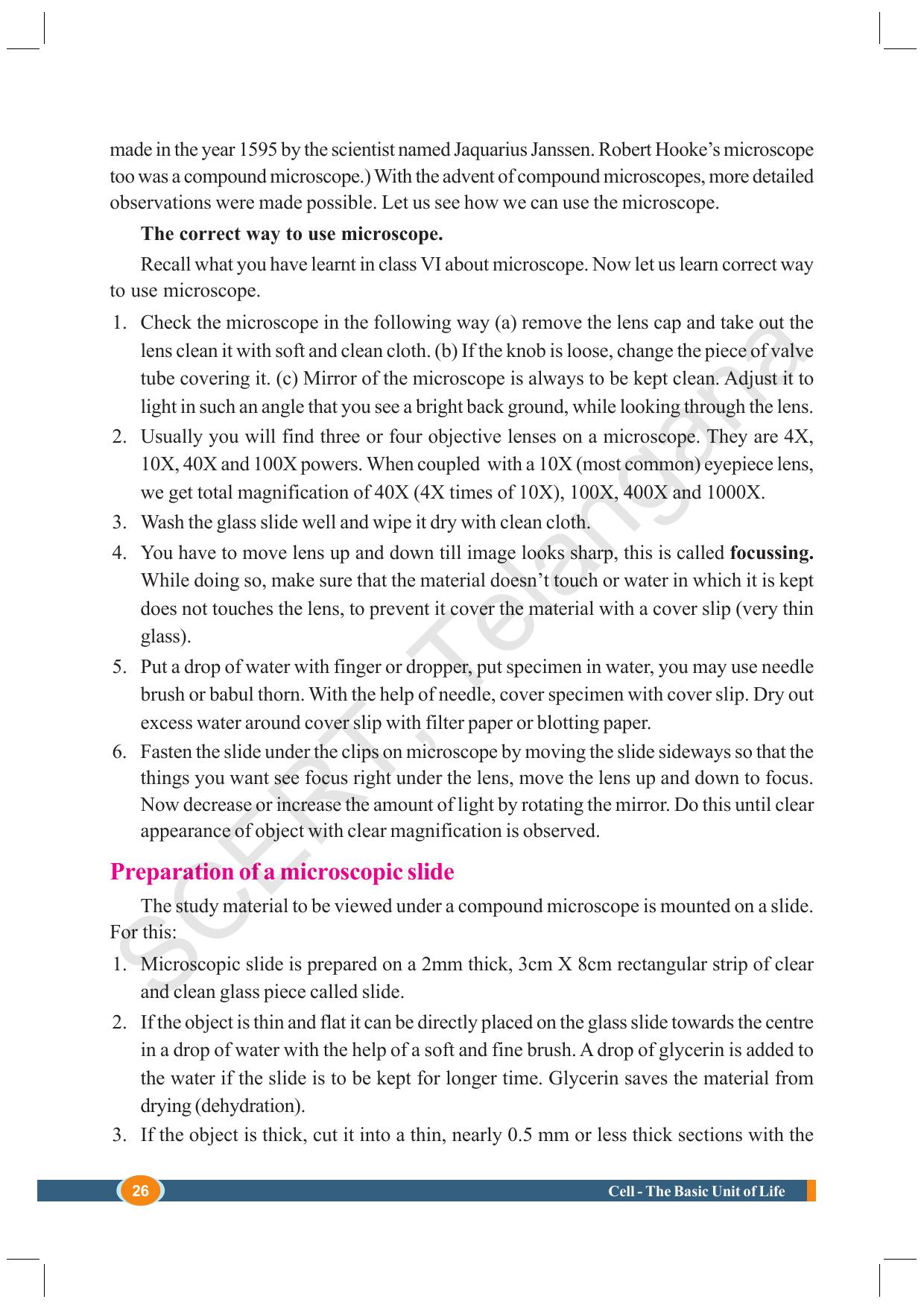 TS SCERT Class 8 Biological Science (English Medium) Text Book - Page 38