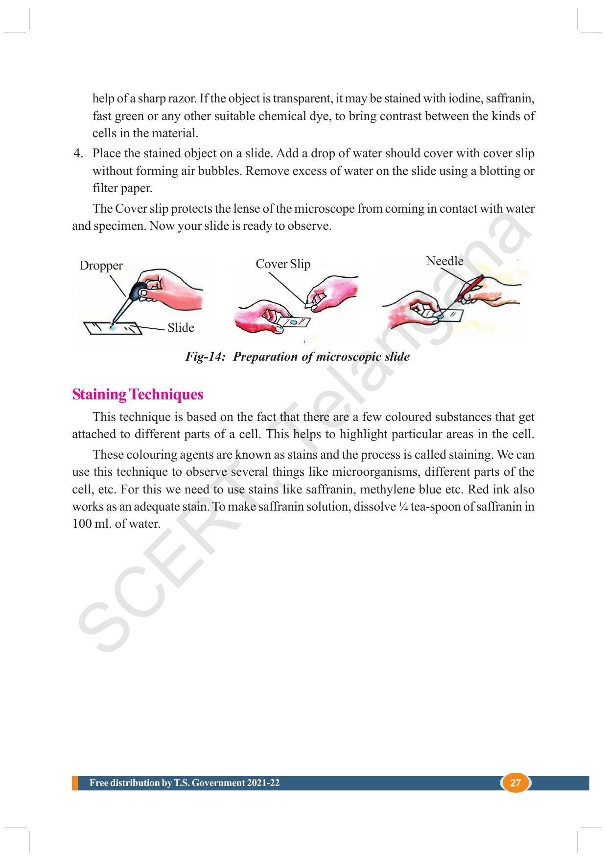 TS SCERT Class 8 Biological Science (English Medium) Text Book - Page 39