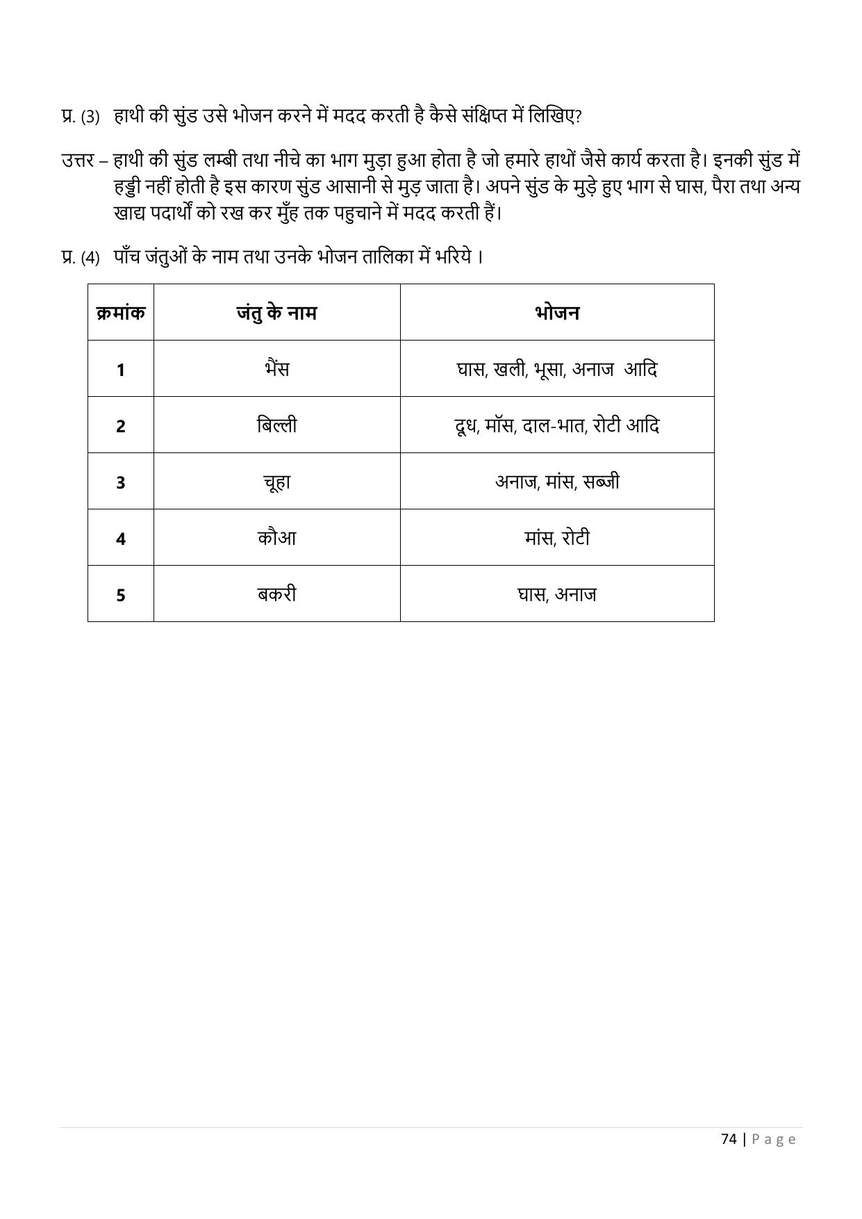 Chhattisgarh Board Class 5 EVS Question Bank - Page 79