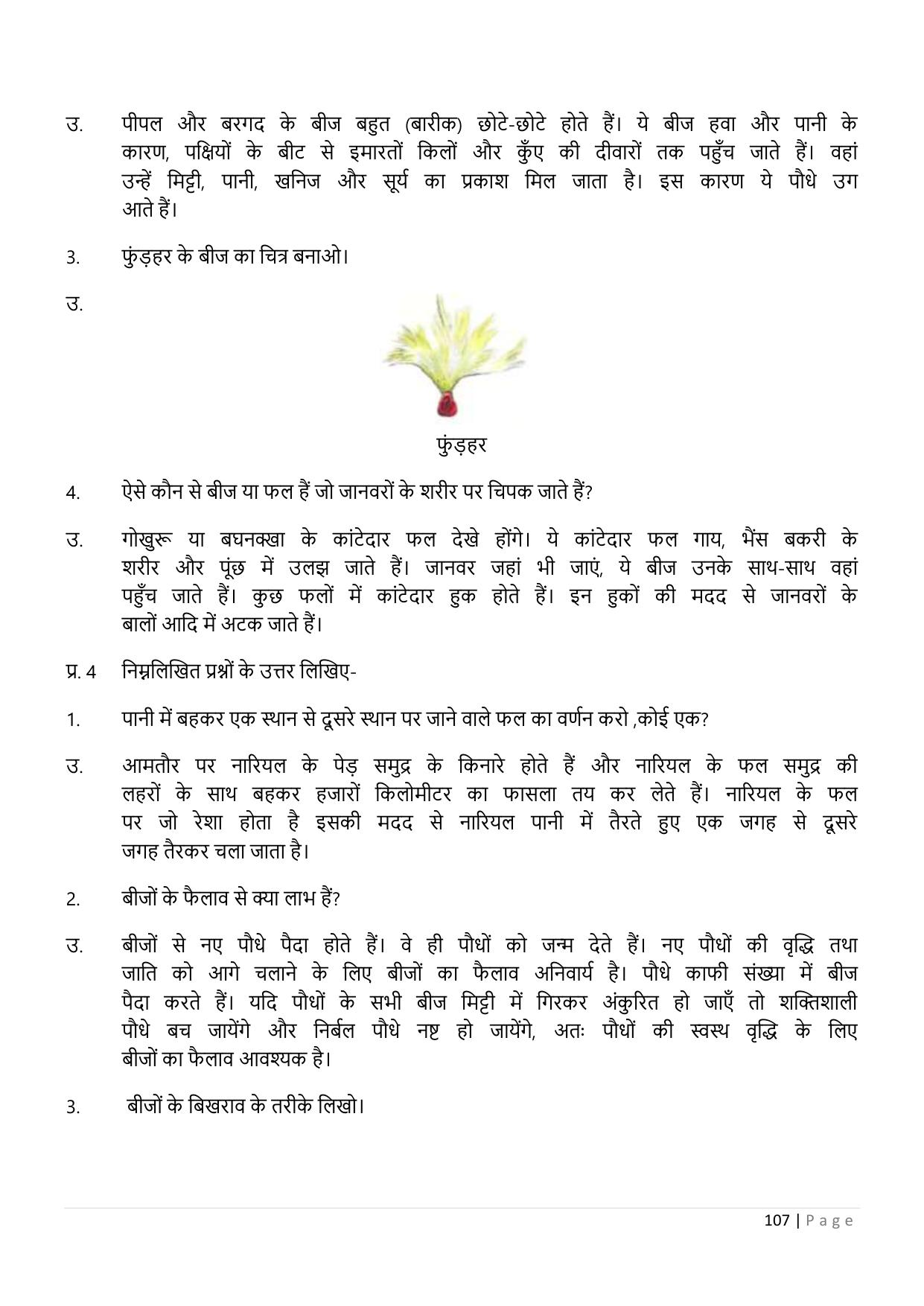Chhattisgarh Board Class 5 EVS Question Bank - Page 112