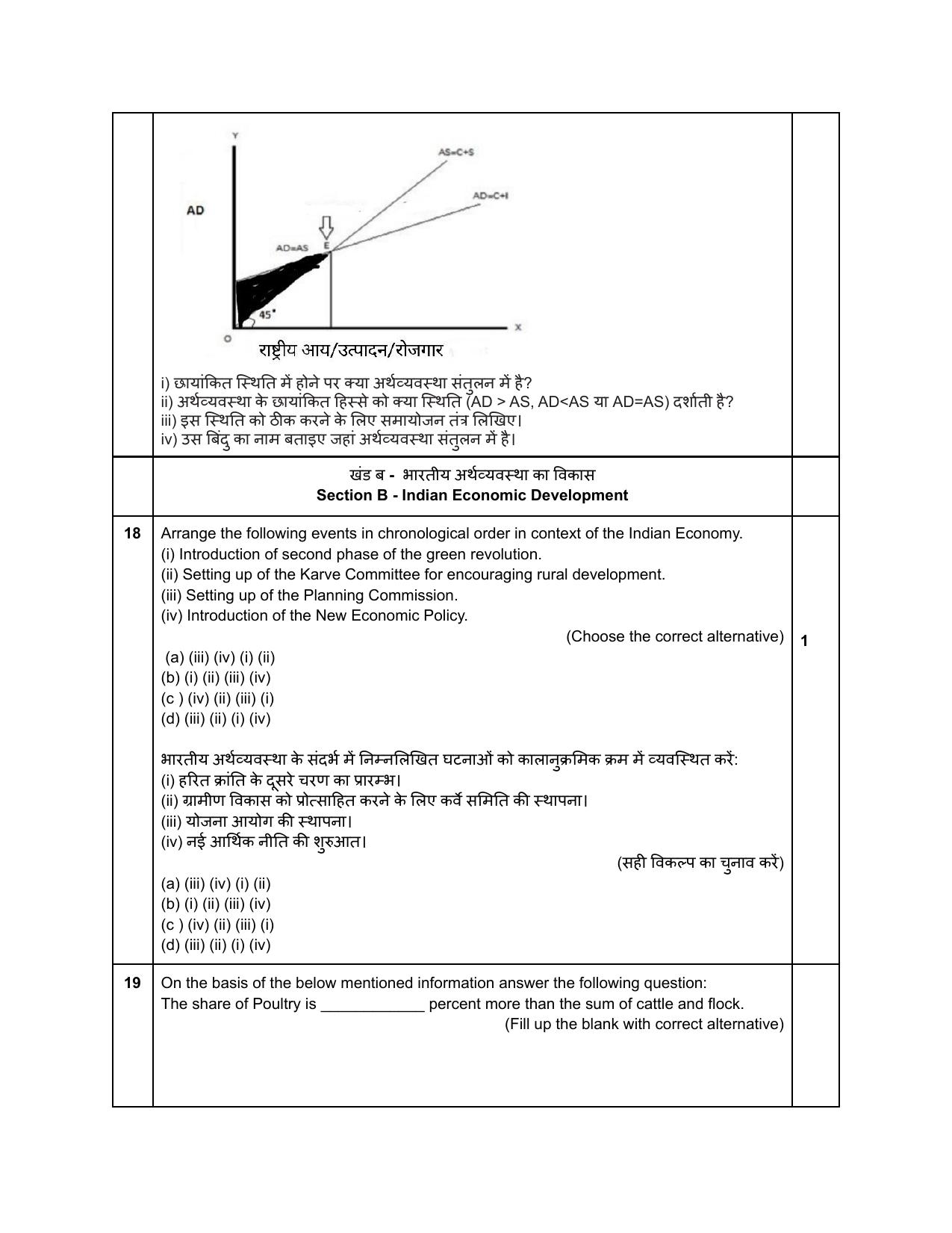 Edudel Class 12 Economics Sample Question Paper - Page 13