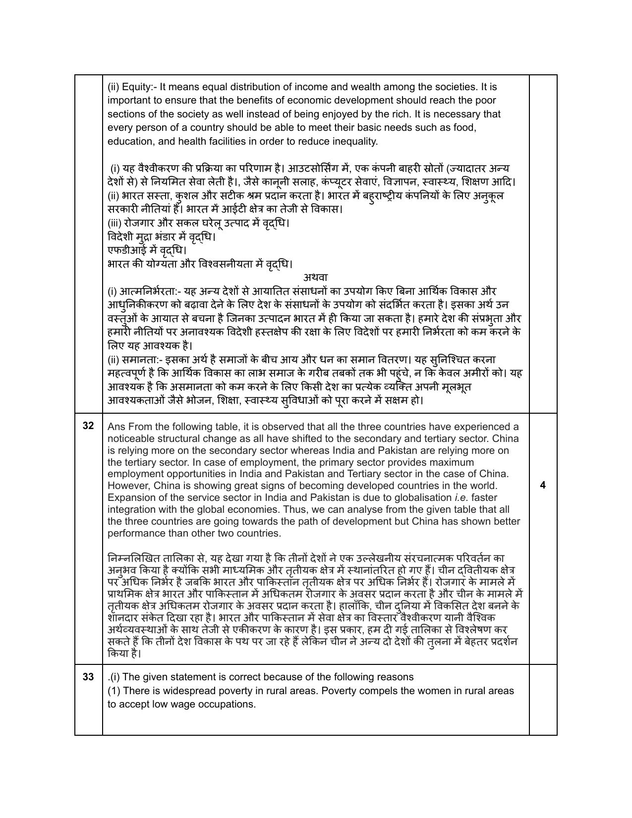 Edudel Class 12 Economics Sample Question Paper - Page 31