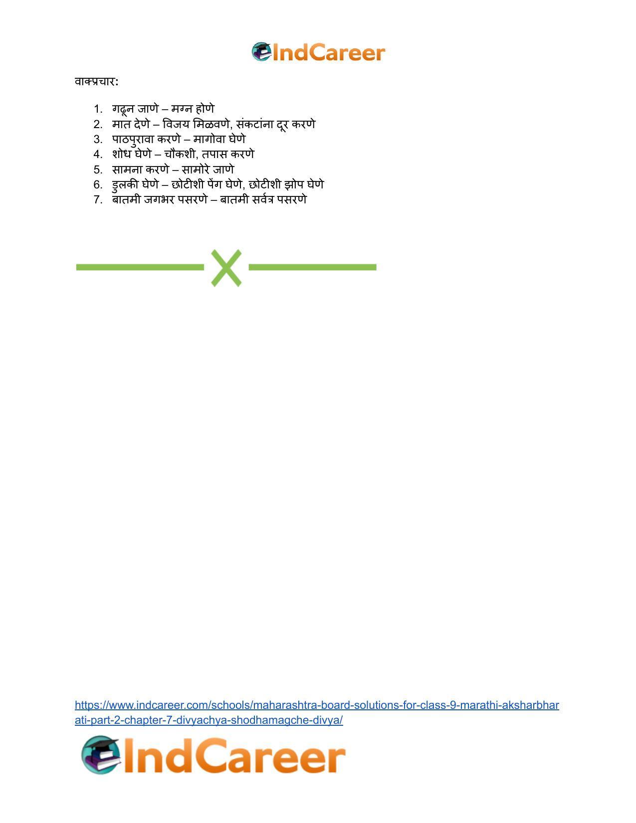 Maharashtra Board Solutions for Class 9- Marathi Aksharbharati (Part- 2): Chapter 7- दिव्याच्या शोधामागचे दिव्य - Page 61
