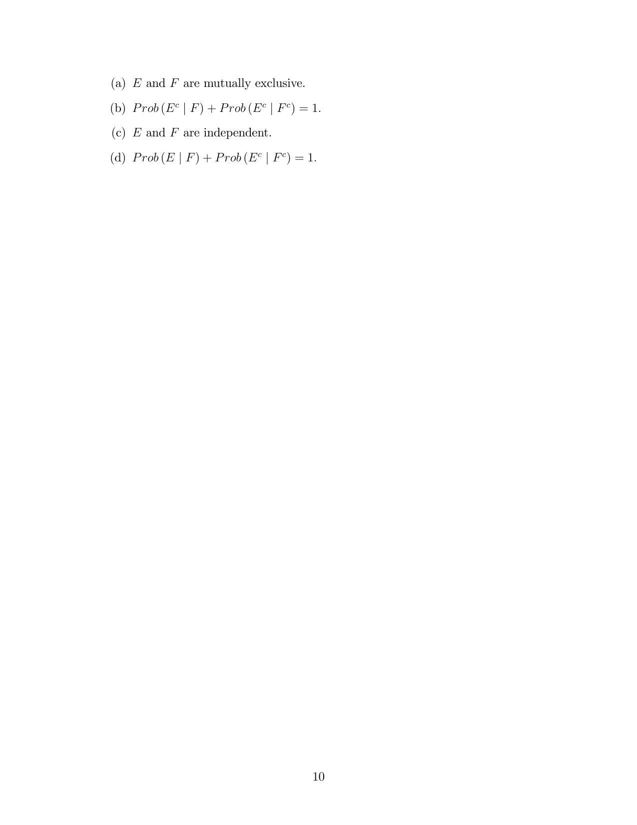 ISI Admission Test M.S.(QE) PEA 2018 Sample Paper - Page 10