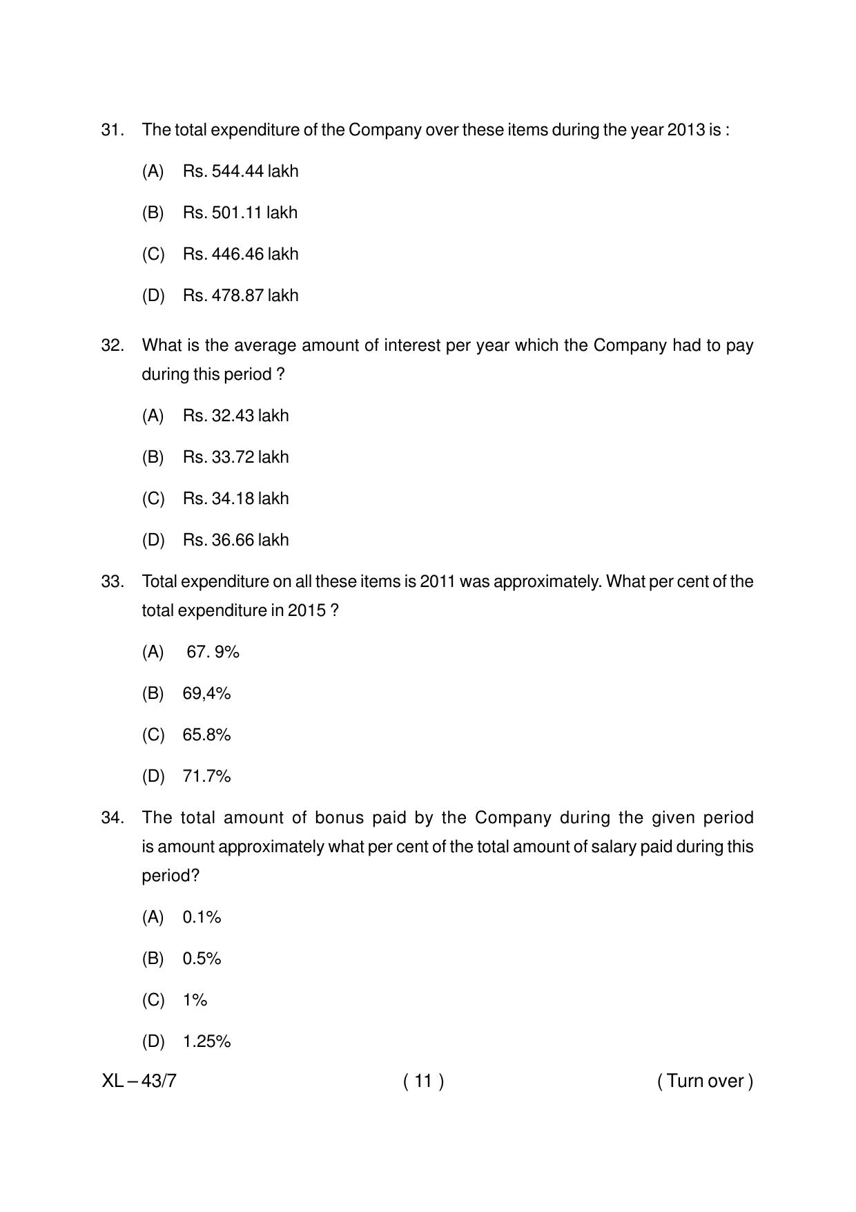 Odisha CPET IRPM PMIR 2020 Question Paper - Page 11