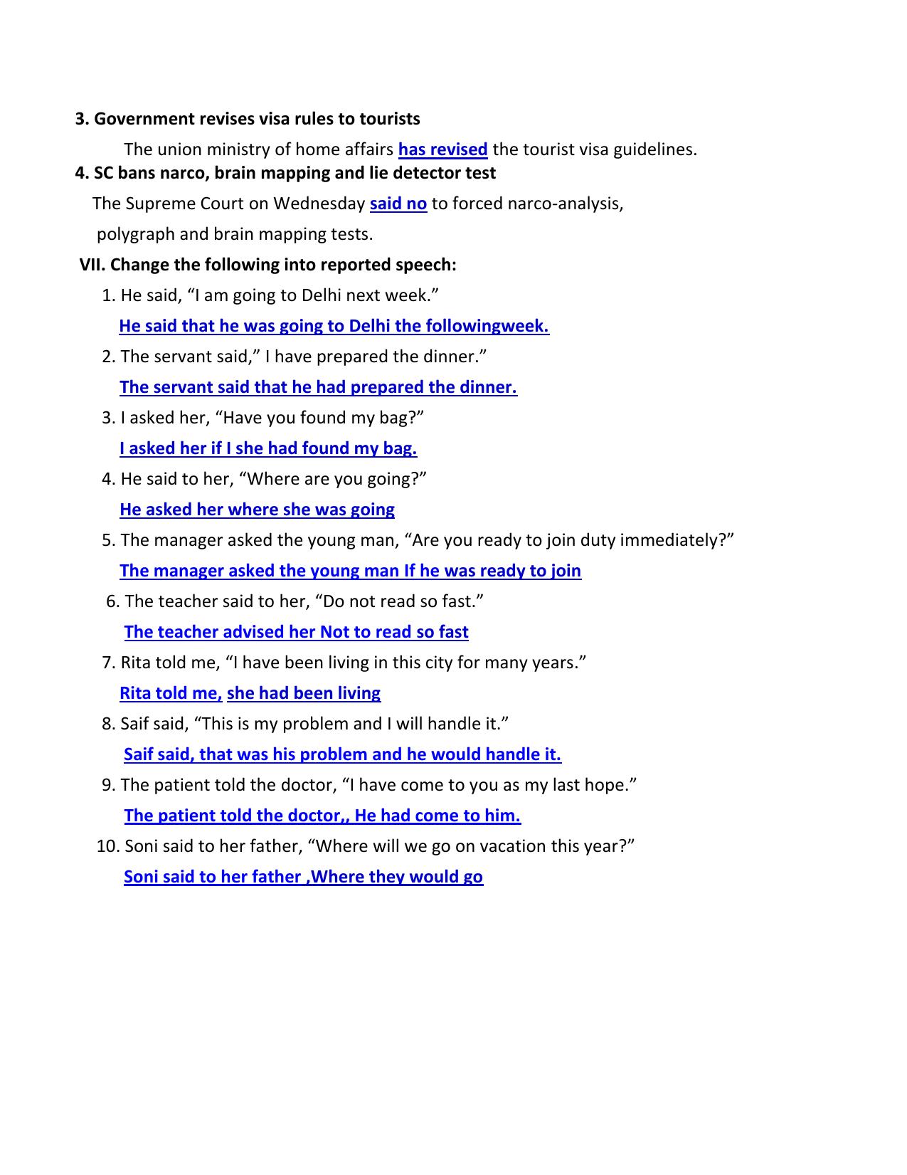 Worksheet for Class 4 English Assignment 105 - Page 14