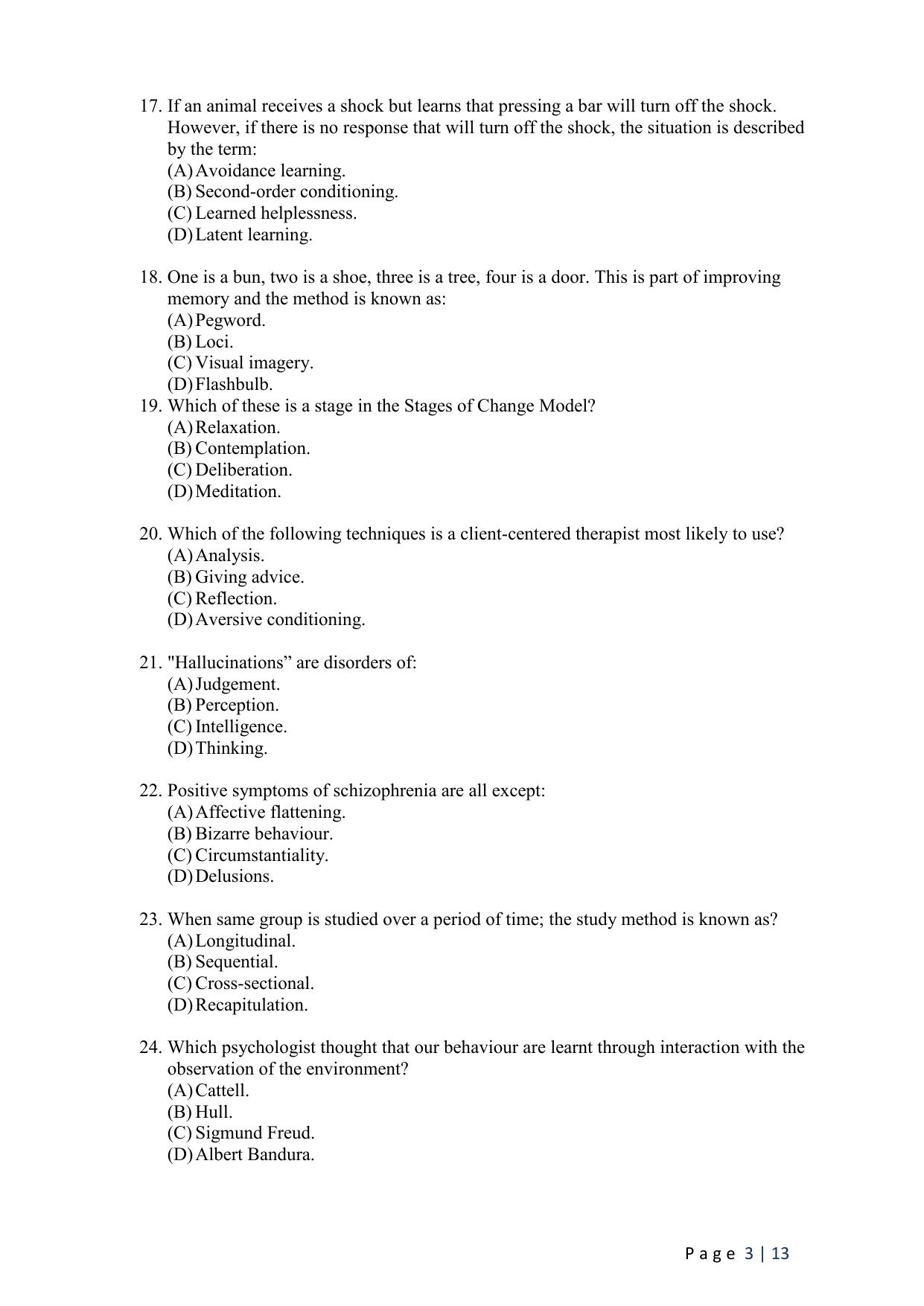 WB JEMAS (PG) MPHIL CP 2024 Question Paper - Page 5
