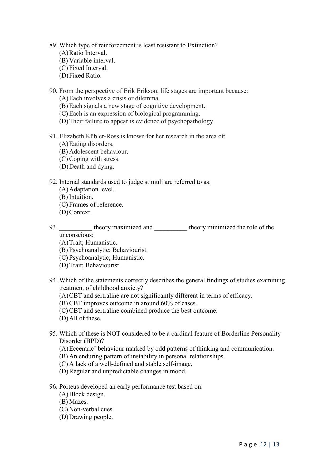 WB JEMAS (PG) MPHIL CP 2024 Question Paper - Page 14