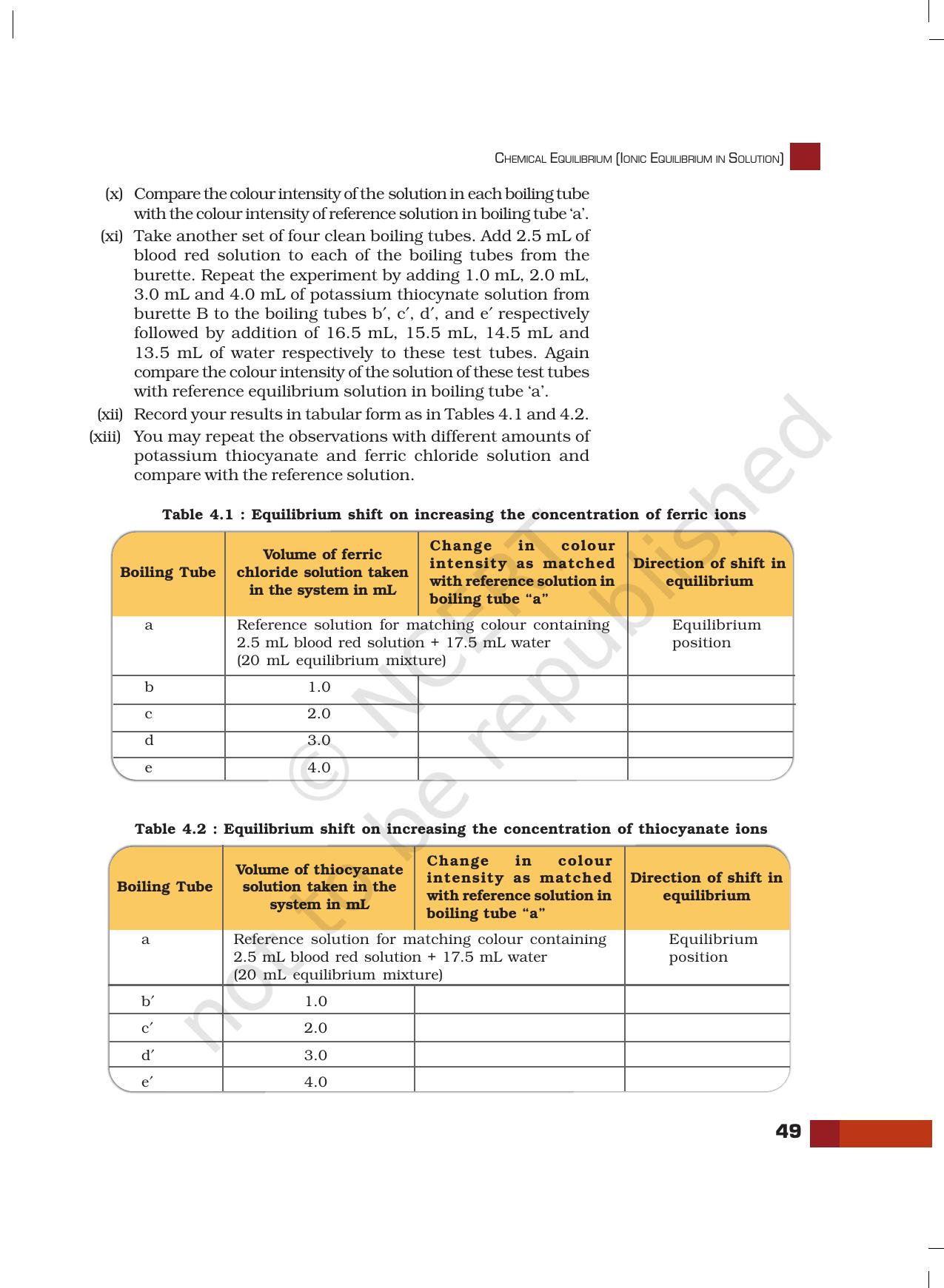 NCERT Laboratory Manuals for Class XI Chemistry - Unit-4 Chemical Equilibrium (Ionic Equilibrium in Solution) - Page 4