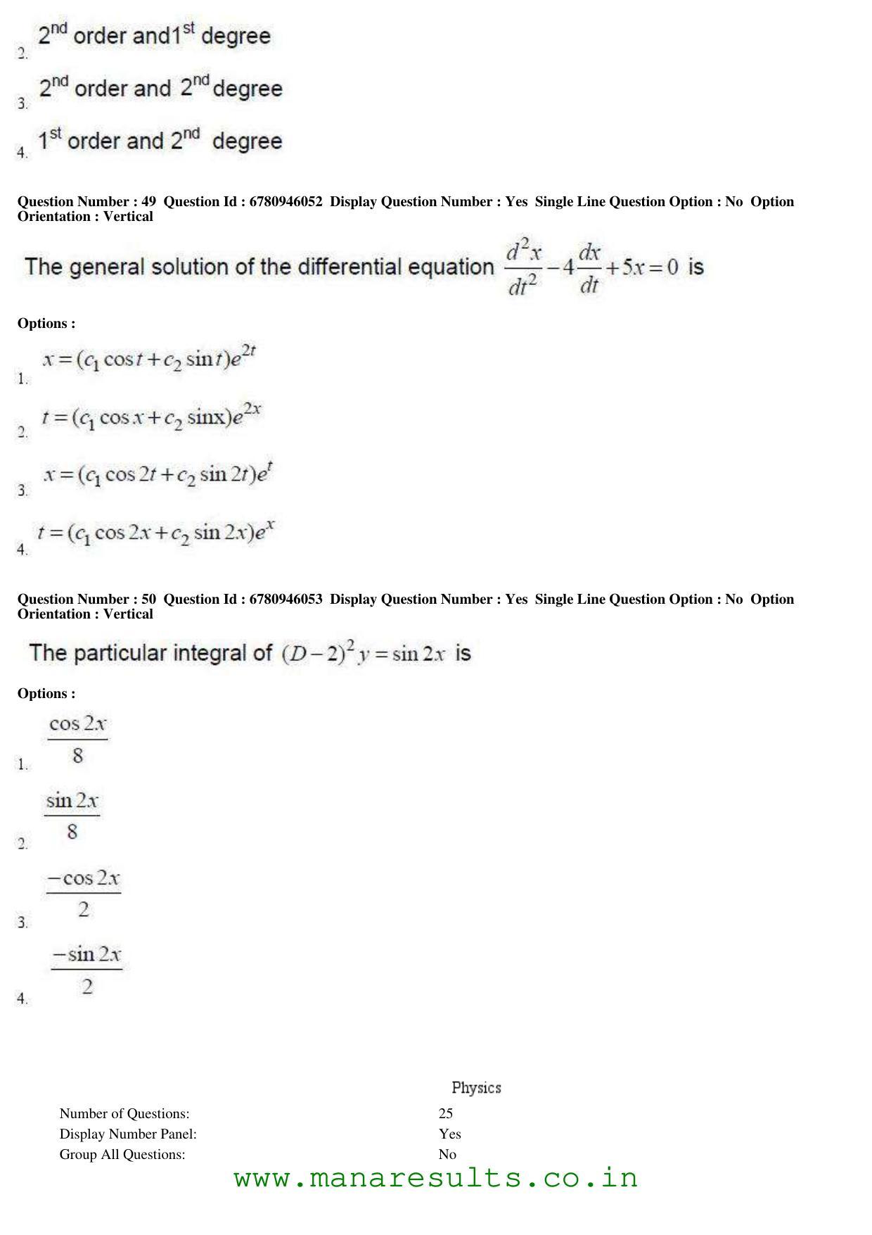 AP ECET 2017 Mining Engineering Old Previous Question Papers - Page 17