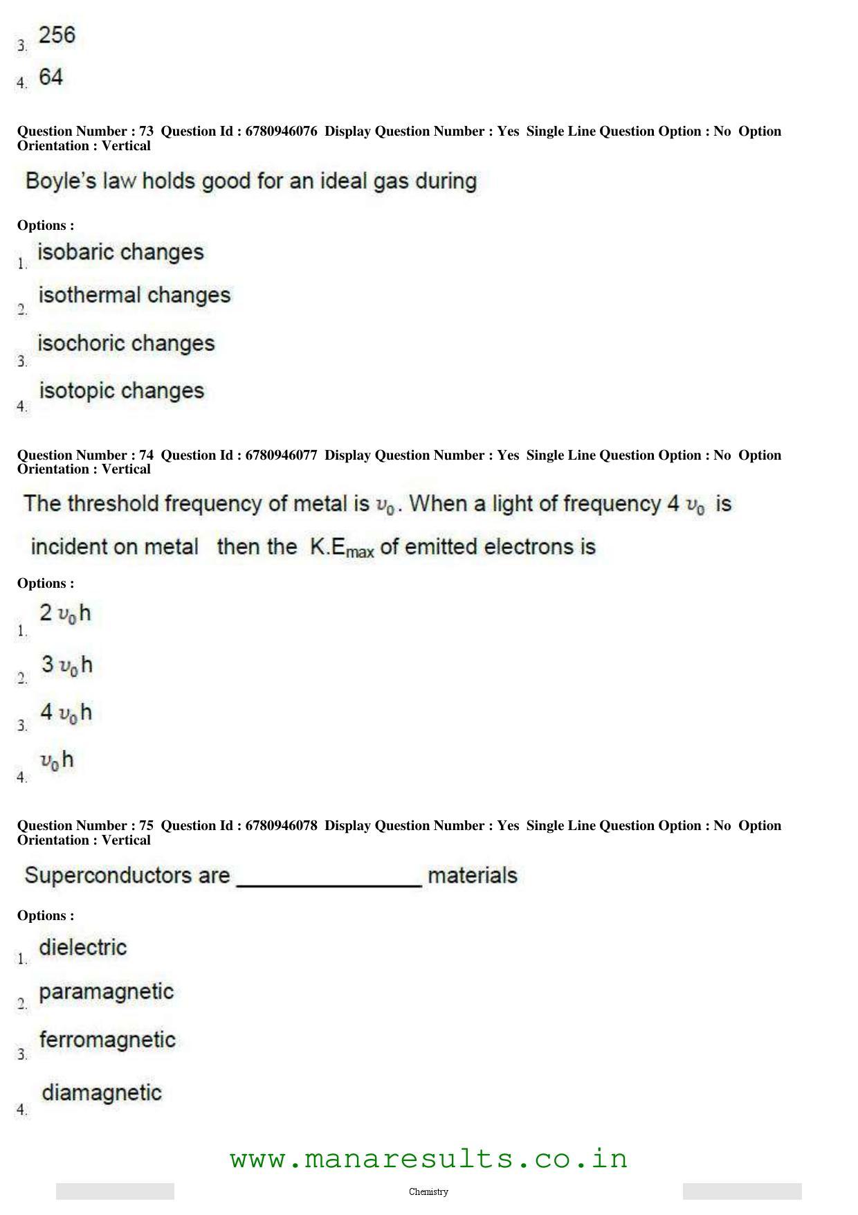 AP ECET 2017 Mining Engineering Old Previous Question Papers - Page 25