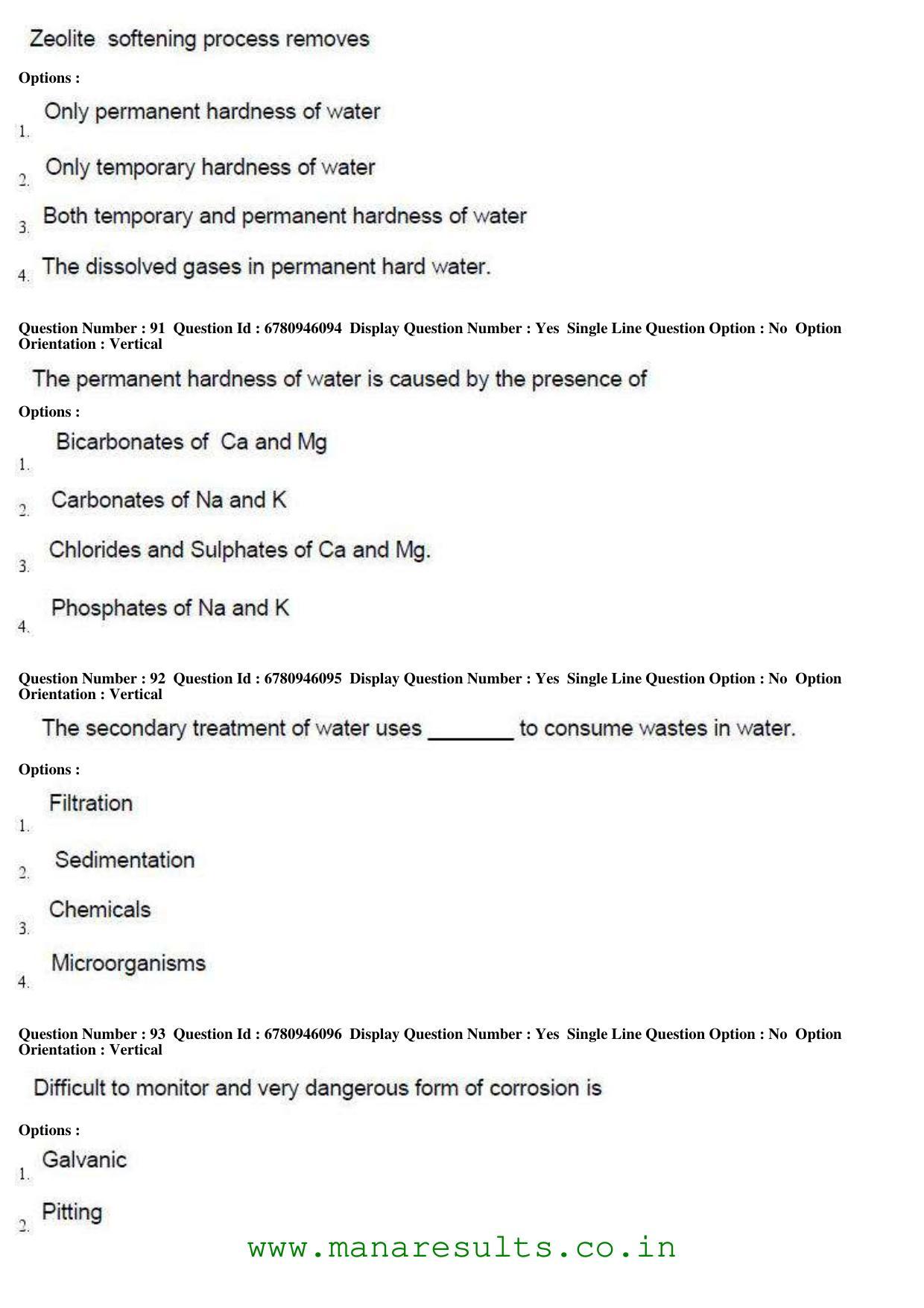 AP ECET 2017 Mining Engineering Old Previous Question Papers - Page 30