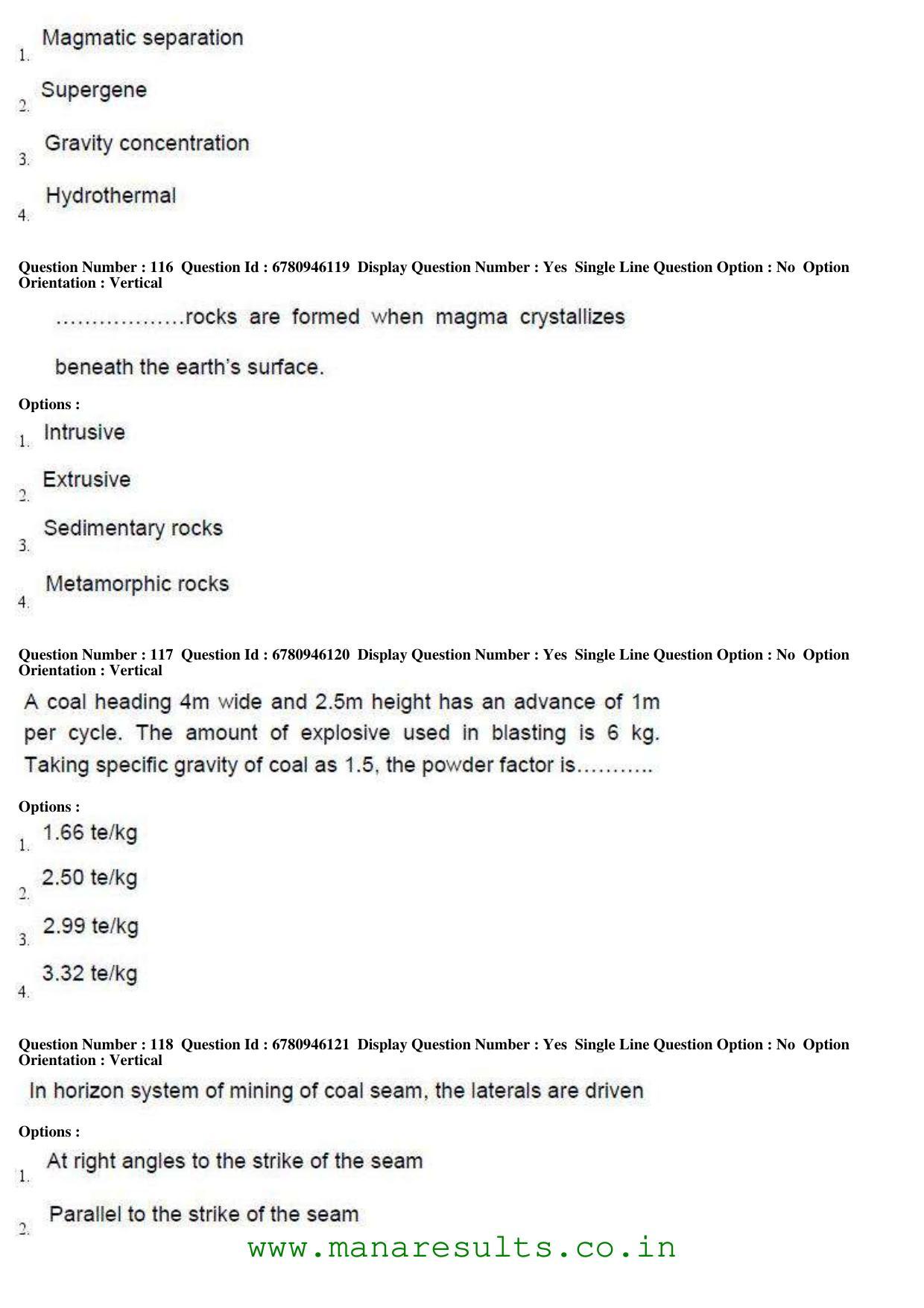 AP ECET 2017 Mining Engineering Old Previous Question Papers - Page 37