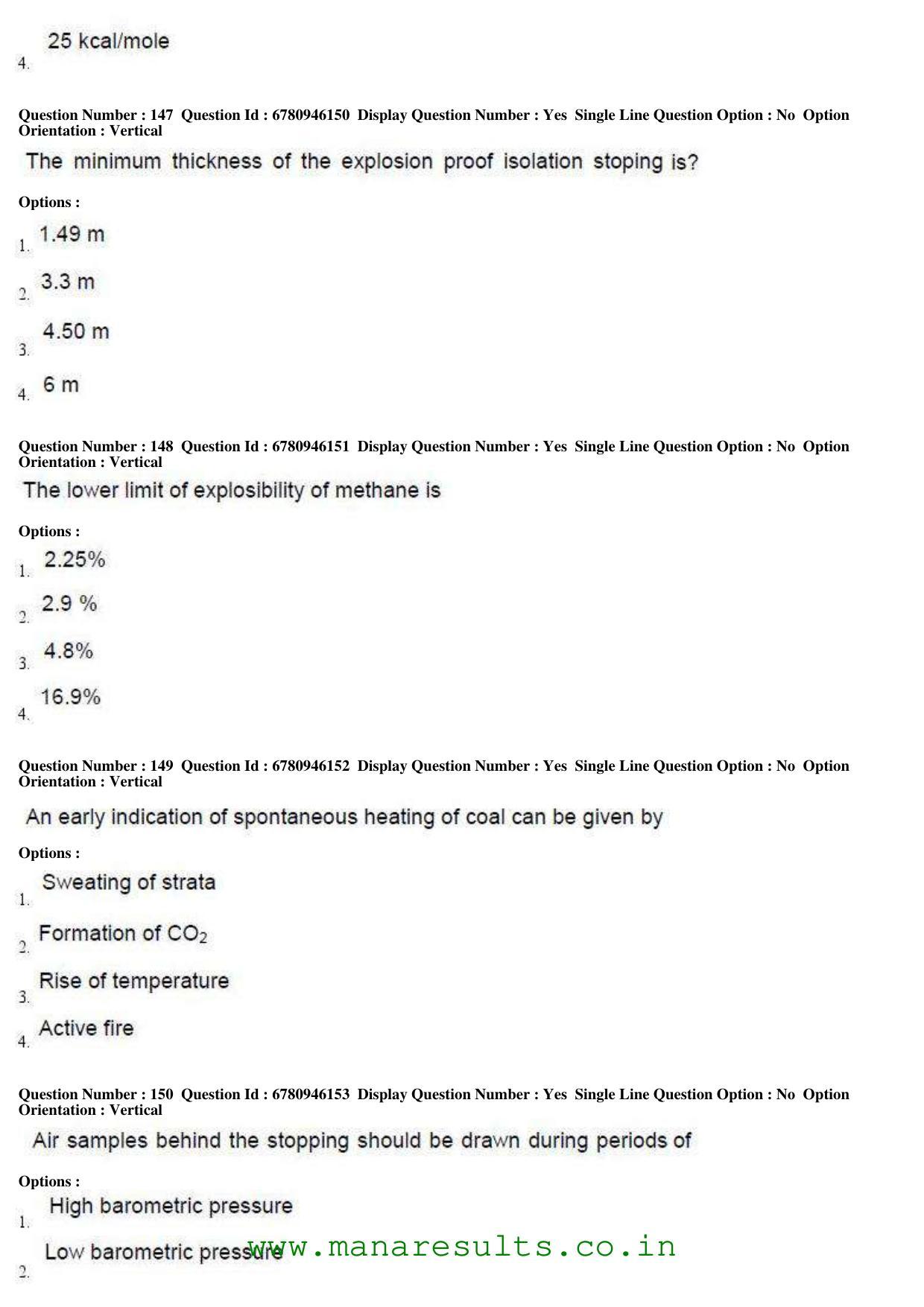 AP ECET 2017 Mining Engineering Old Previous Question Papers - Page 46