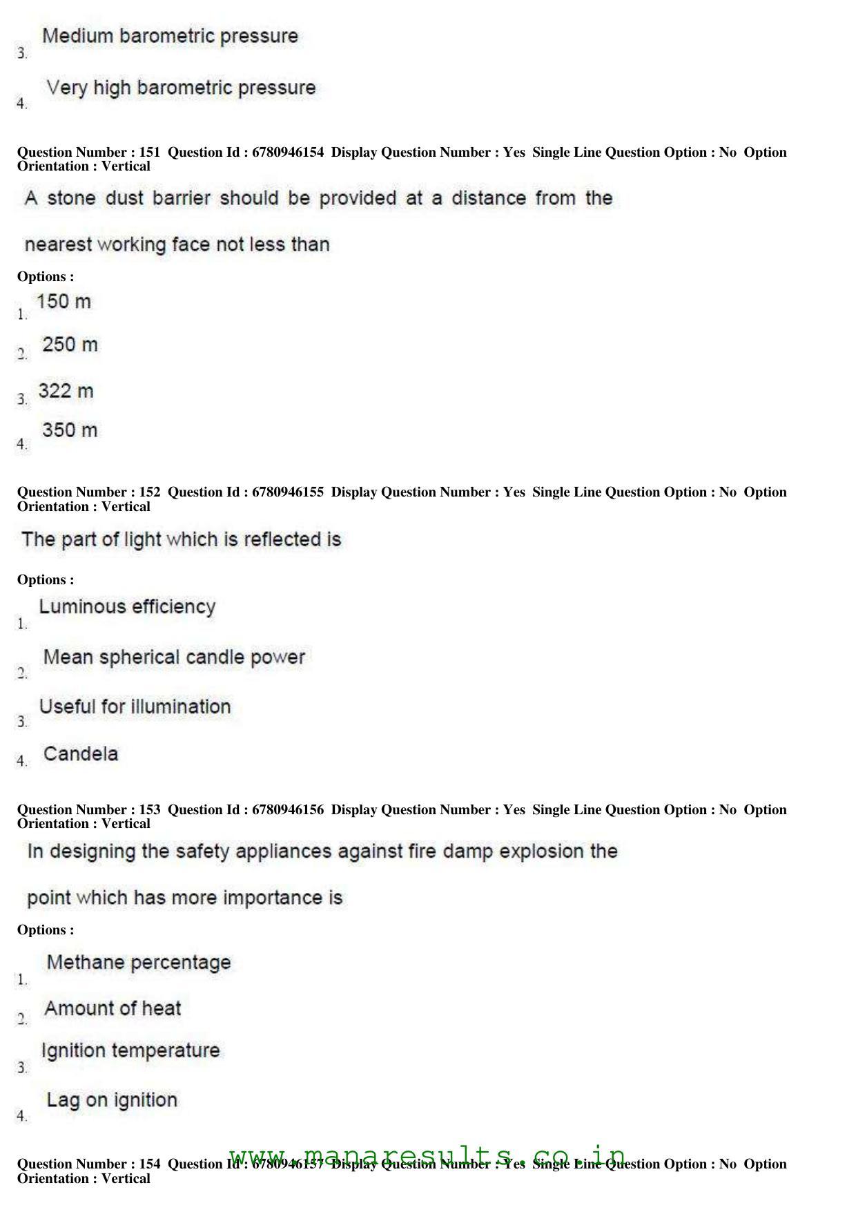 AP ECET 2017 Mining Engineering Old Previous Question Papers - Page 47
