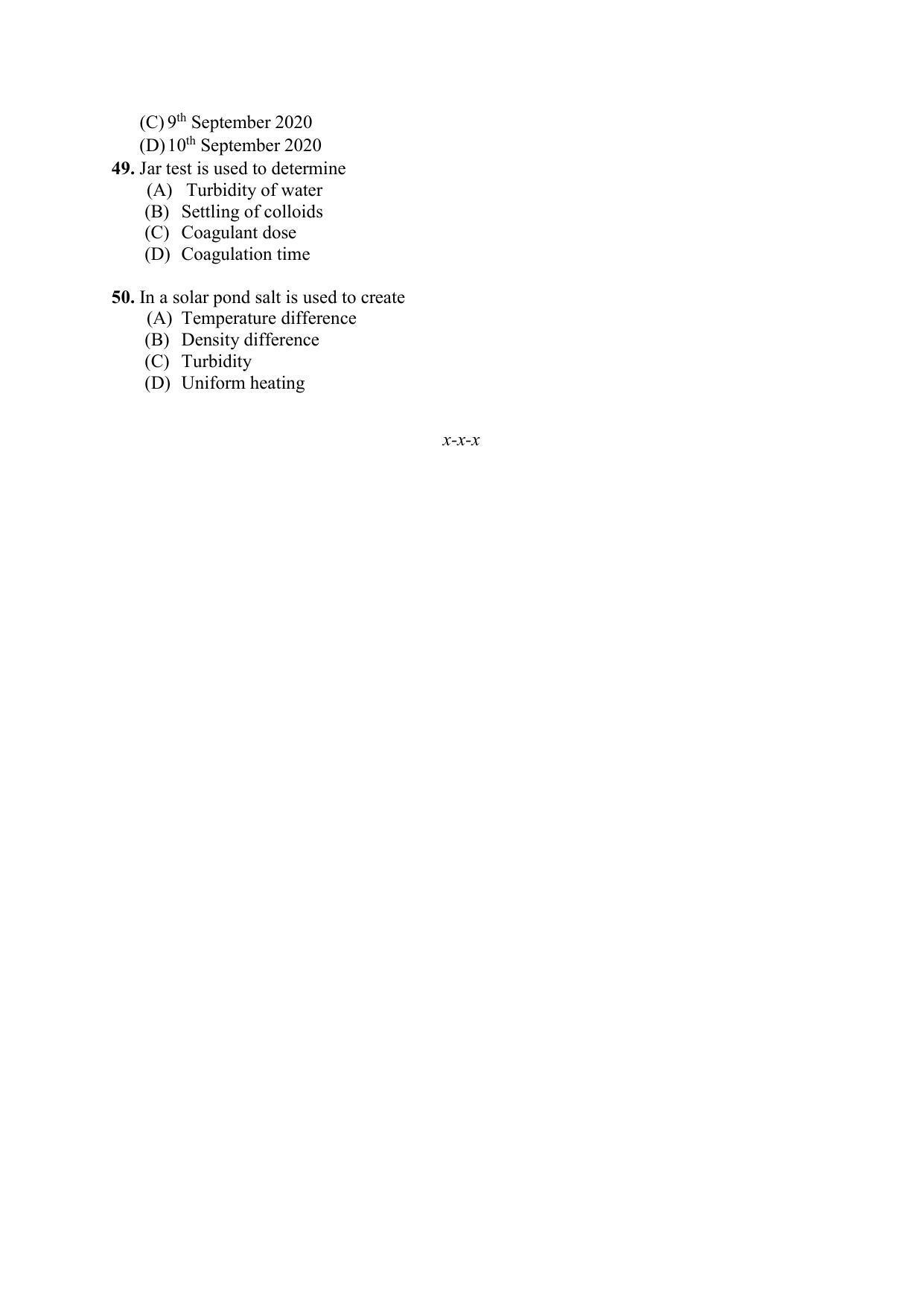 PU MPET Biotechnology 2020 Question Papers - Page 47