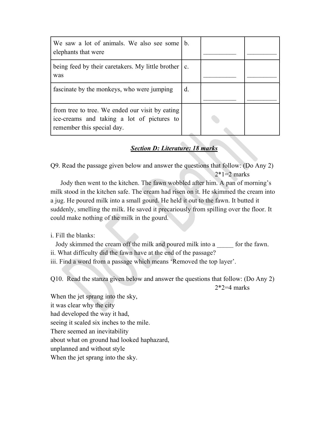 Edudel Class 8 English Practice Papers-2 (2023-24) - Page 6
