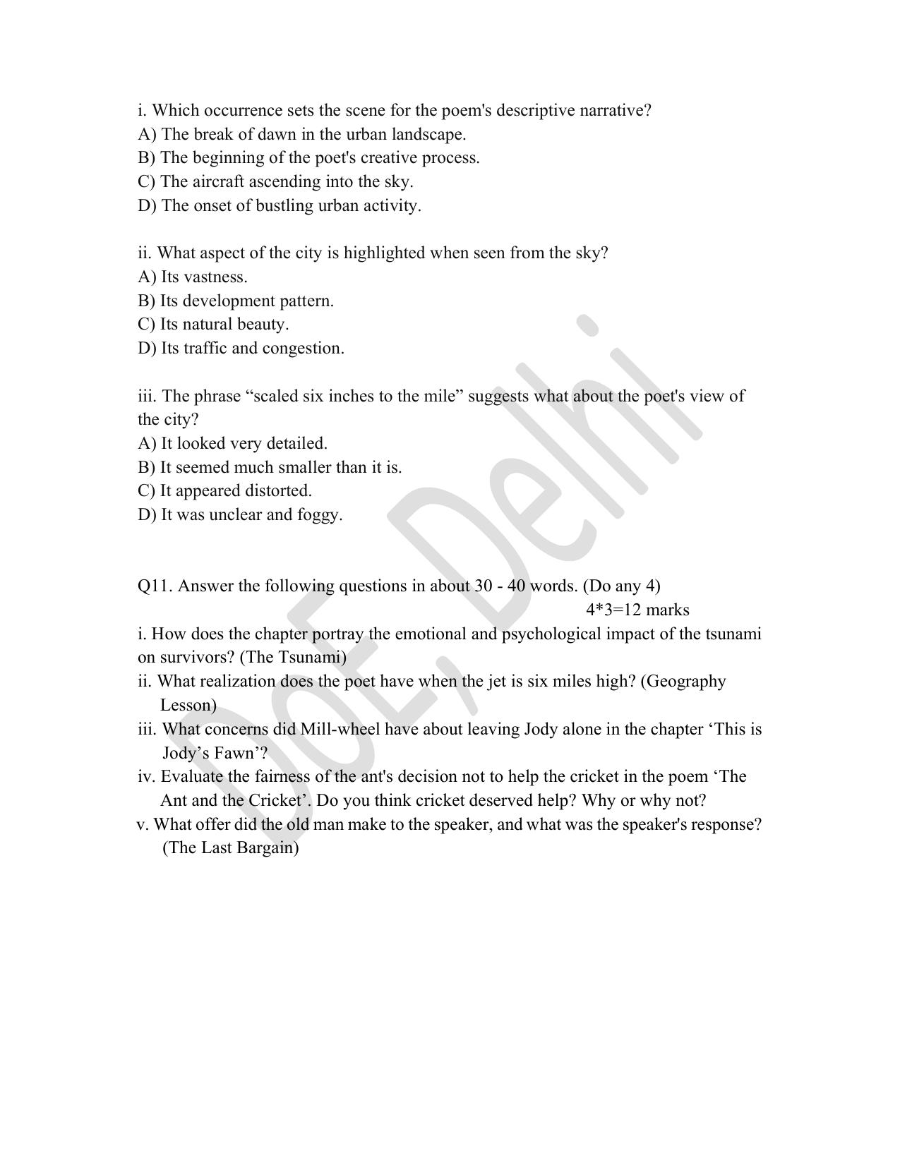 Edudel Class 8 English Practice Papers-2 (2023-24) - Page 7
