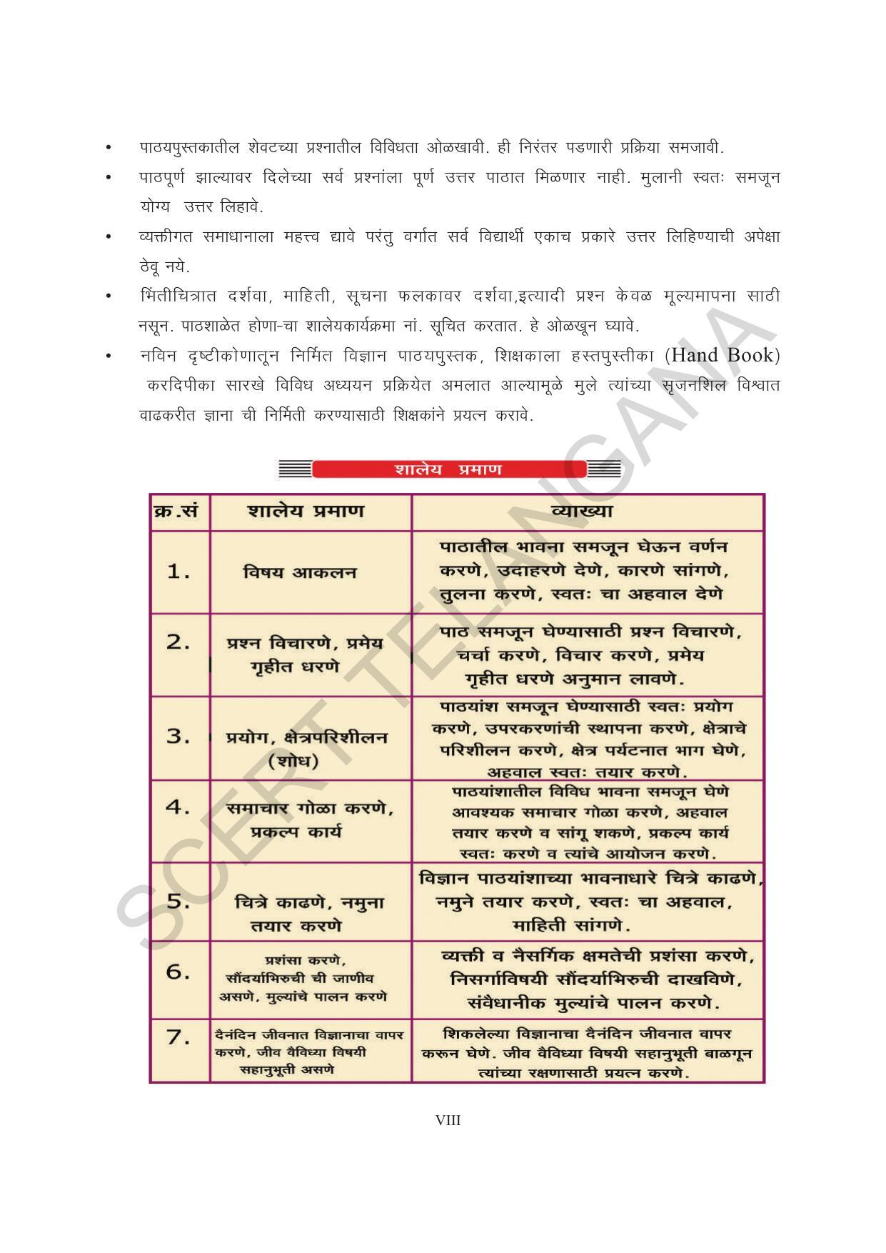 TS SCERT Class 7 General Science (Marathi Medium) Text Book - Page 10