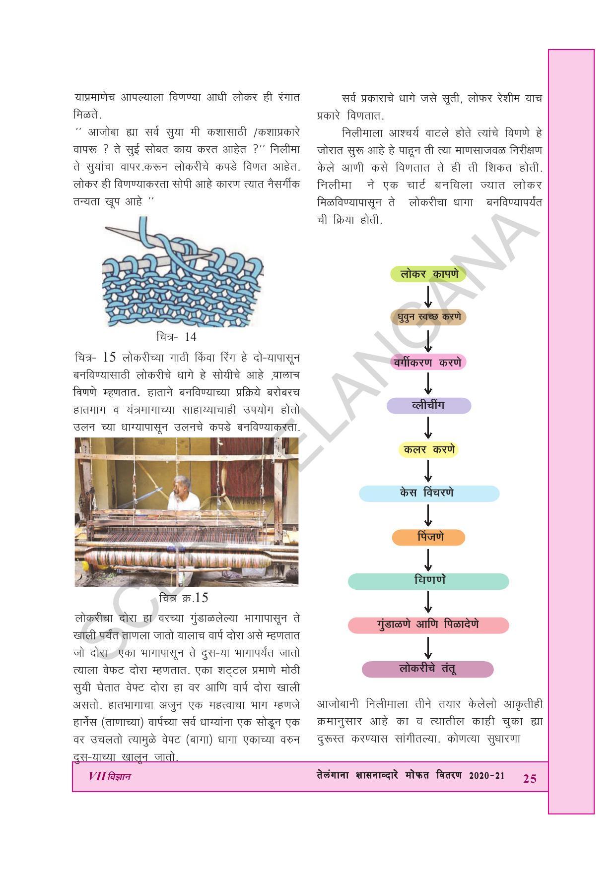 TS SCERT Class 7 General Science (Marathi Medium) Text Book - Page 39