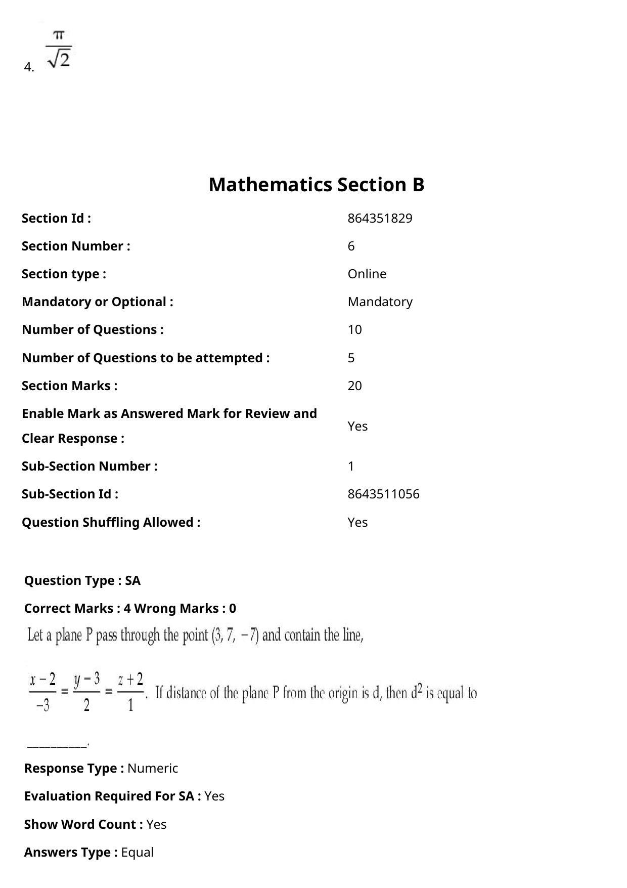 JEE Mains 2021: BTech Marathi (Shift 1) 27-07-2021 Question Paper - Page 105
