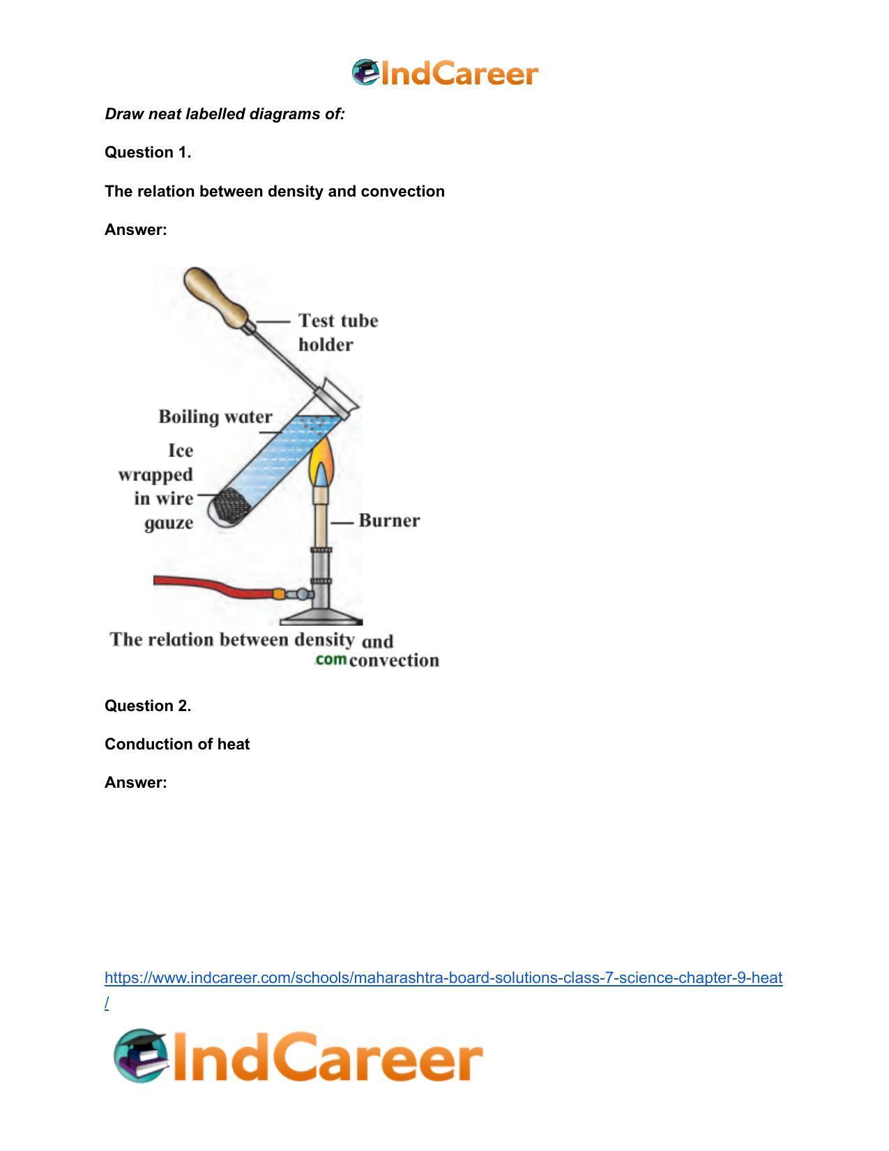 Maharashtra Board Solutions Class 7-Science: Chapter 9- Heat - Page 17