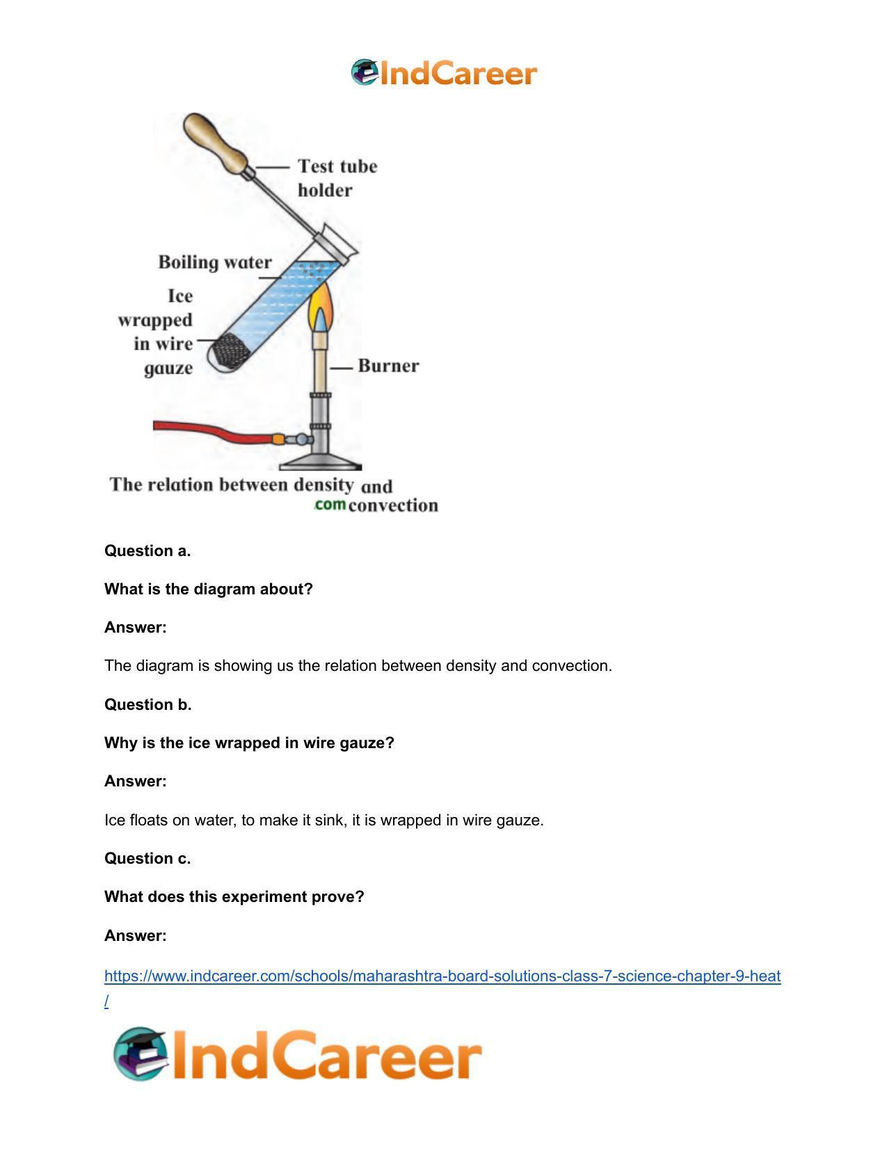 Maharashtra Board Solutions Class 7-Science: Chapter 9- Heat - Page 24