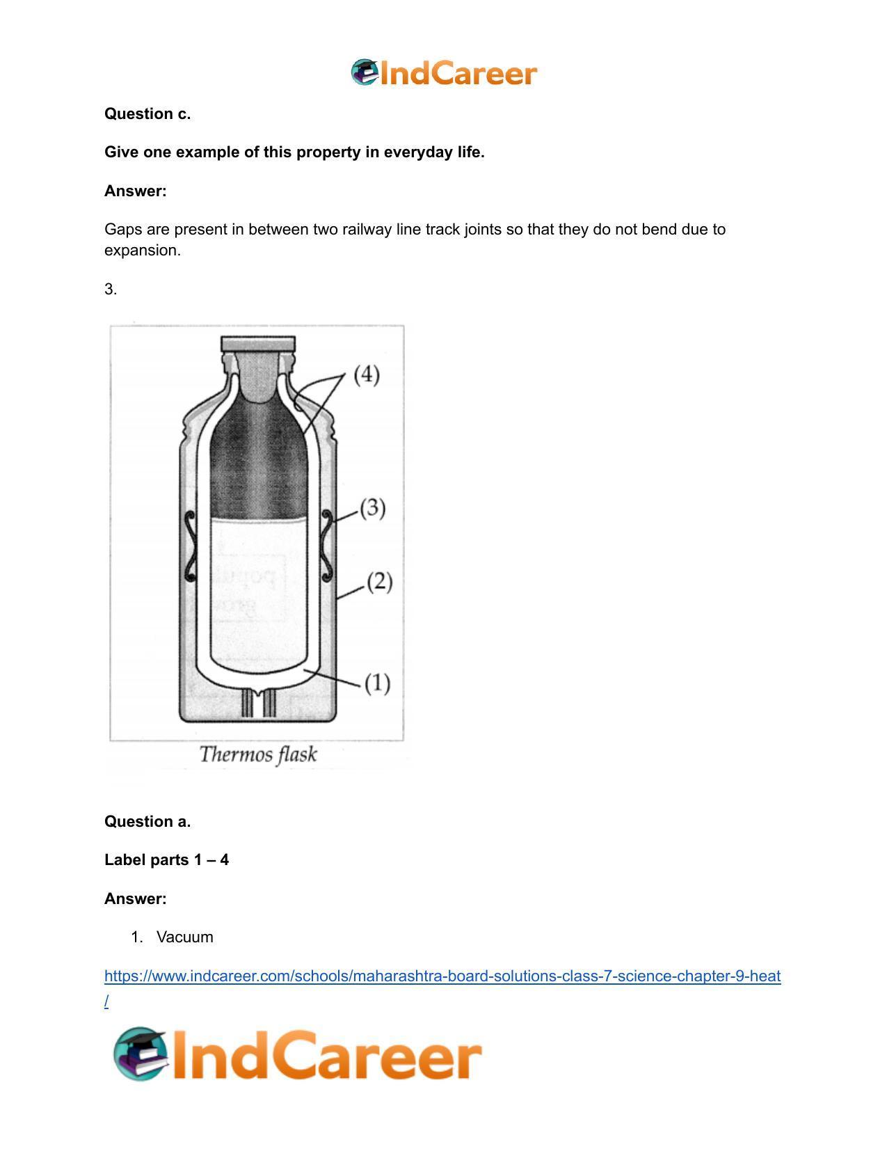 Maharashtra Board Solutions Class 7-Science: Chapter 9- Heat - Page 26