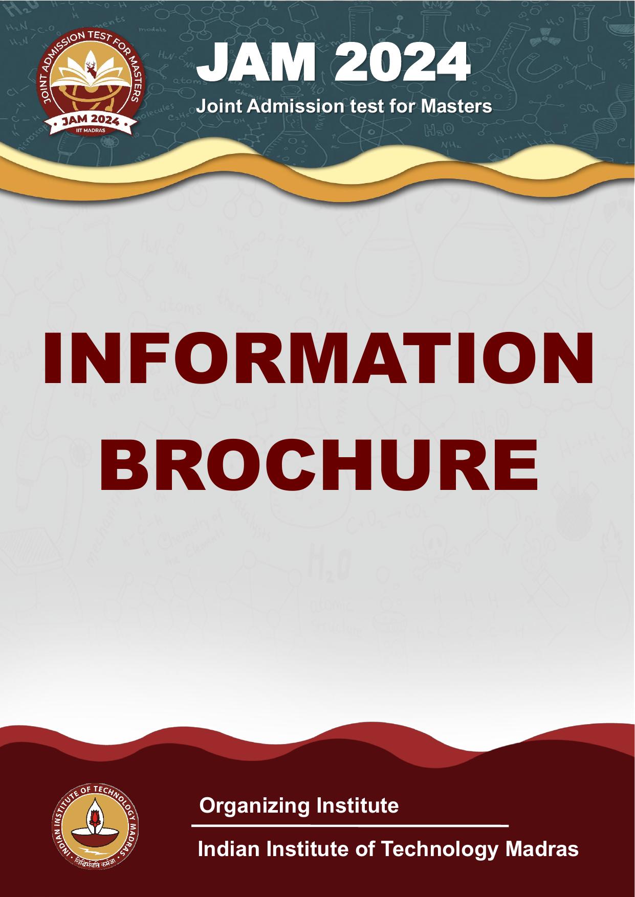 IIT JAM Exam Syllabus - Page 1