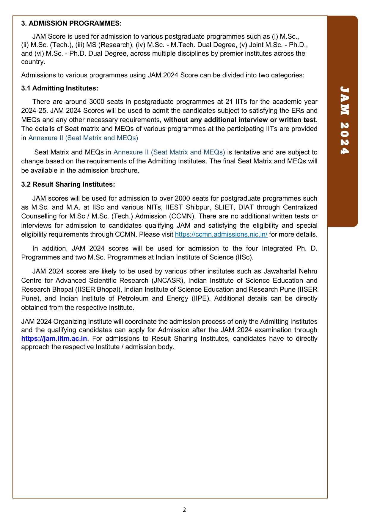 IIT JAM Exam Syllabus - Page 8