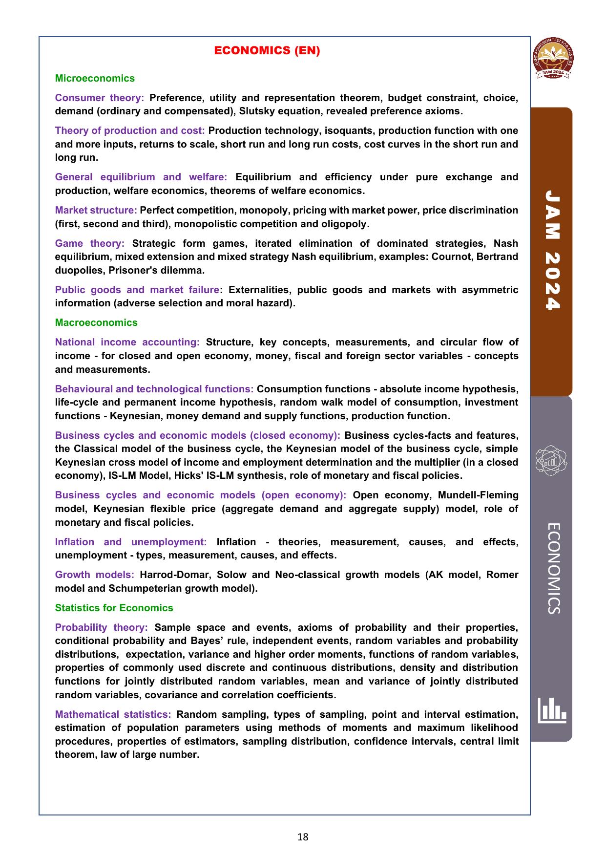 IIT JAM Exam Syllabus - Page 24