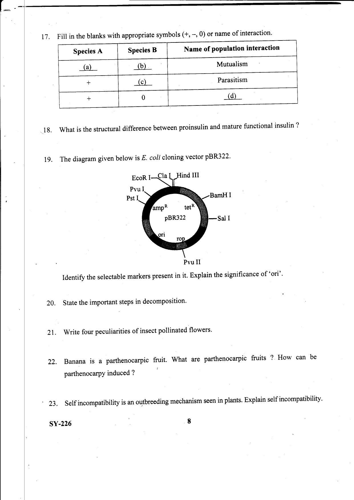 Kerala Plus Two 2021 Biology Annual Question Paper - Page 8
