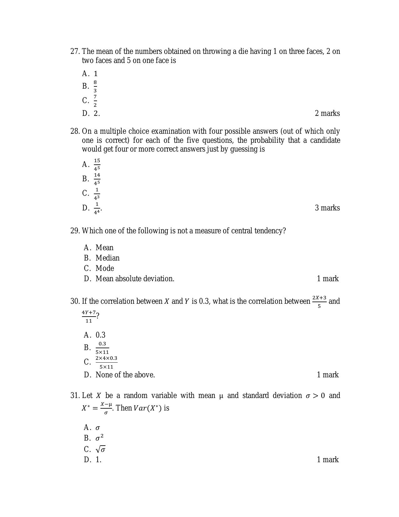 ACET June 2017 Question Papers - Page 7