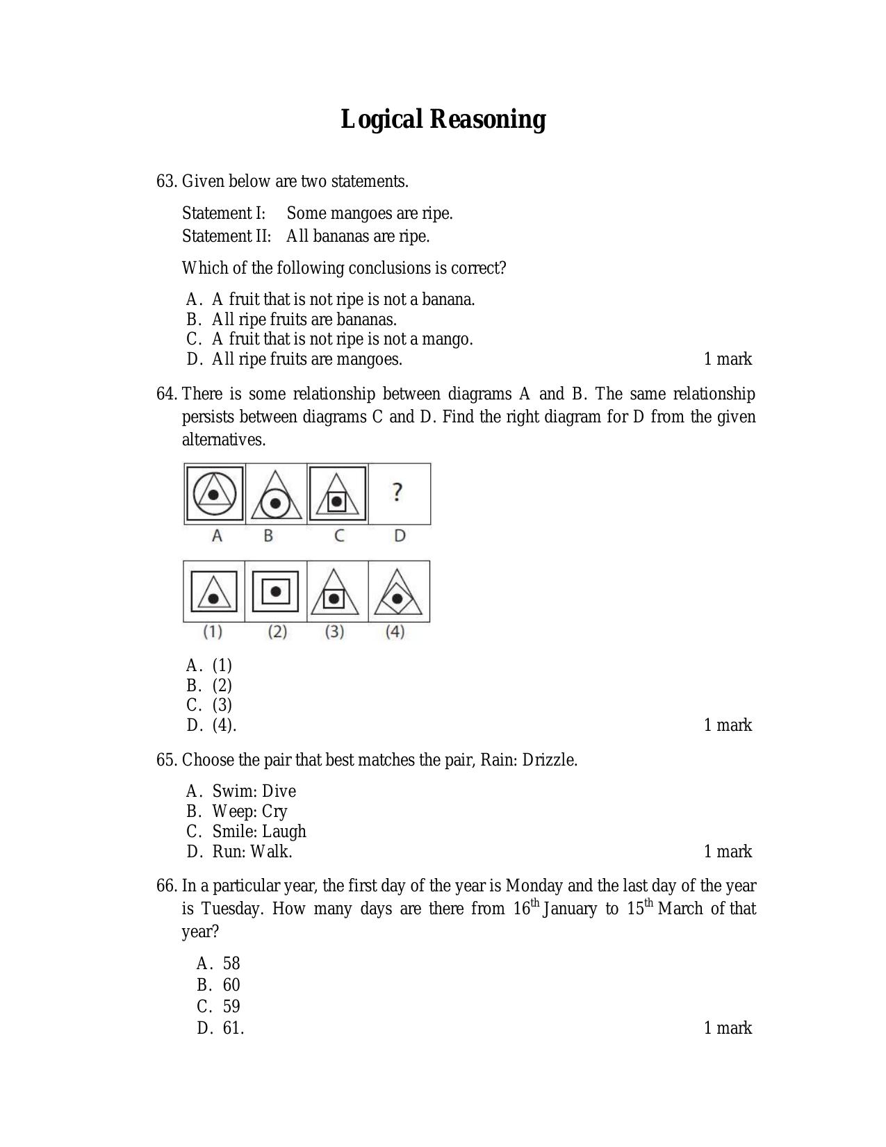 ACET June 2017 Question Papers - Page 20