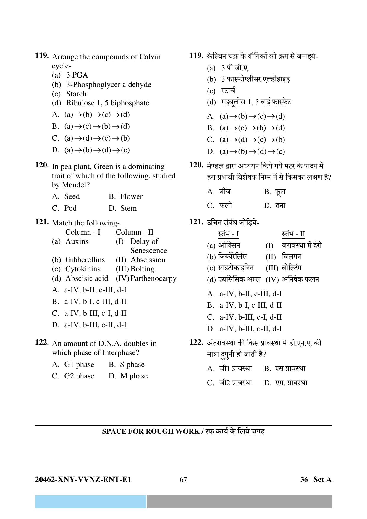 CG PPHT 2024 Question Paper - Page 67