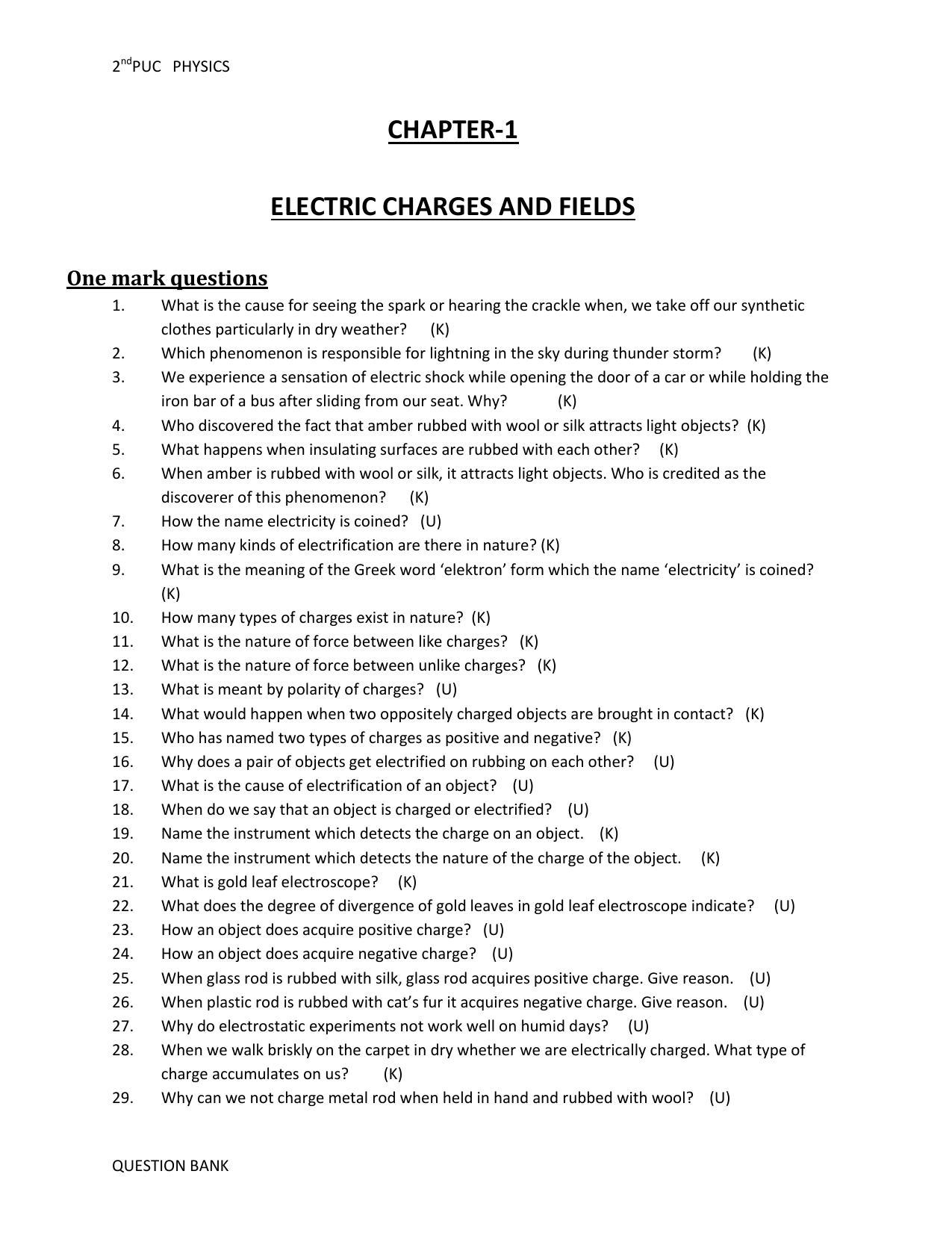 Karnataka 2nd PUC Question Bank for Physics - Page 3