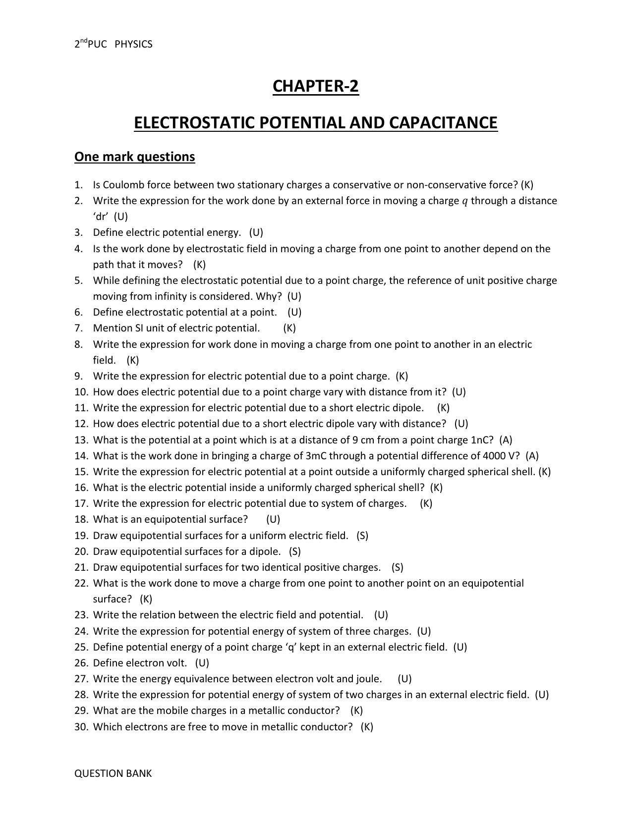 Karnataka 2nd PUC Question Bank for Physics - Page 11
