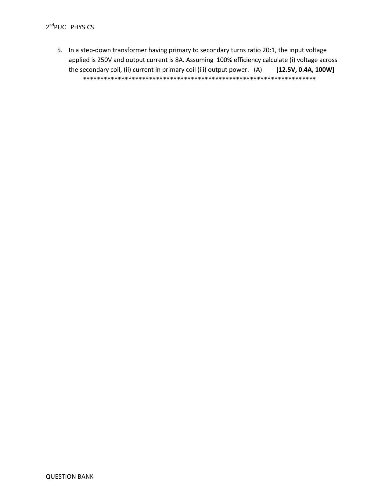 Karnataka 2nd PUC Question Bank for Physics - Page 42