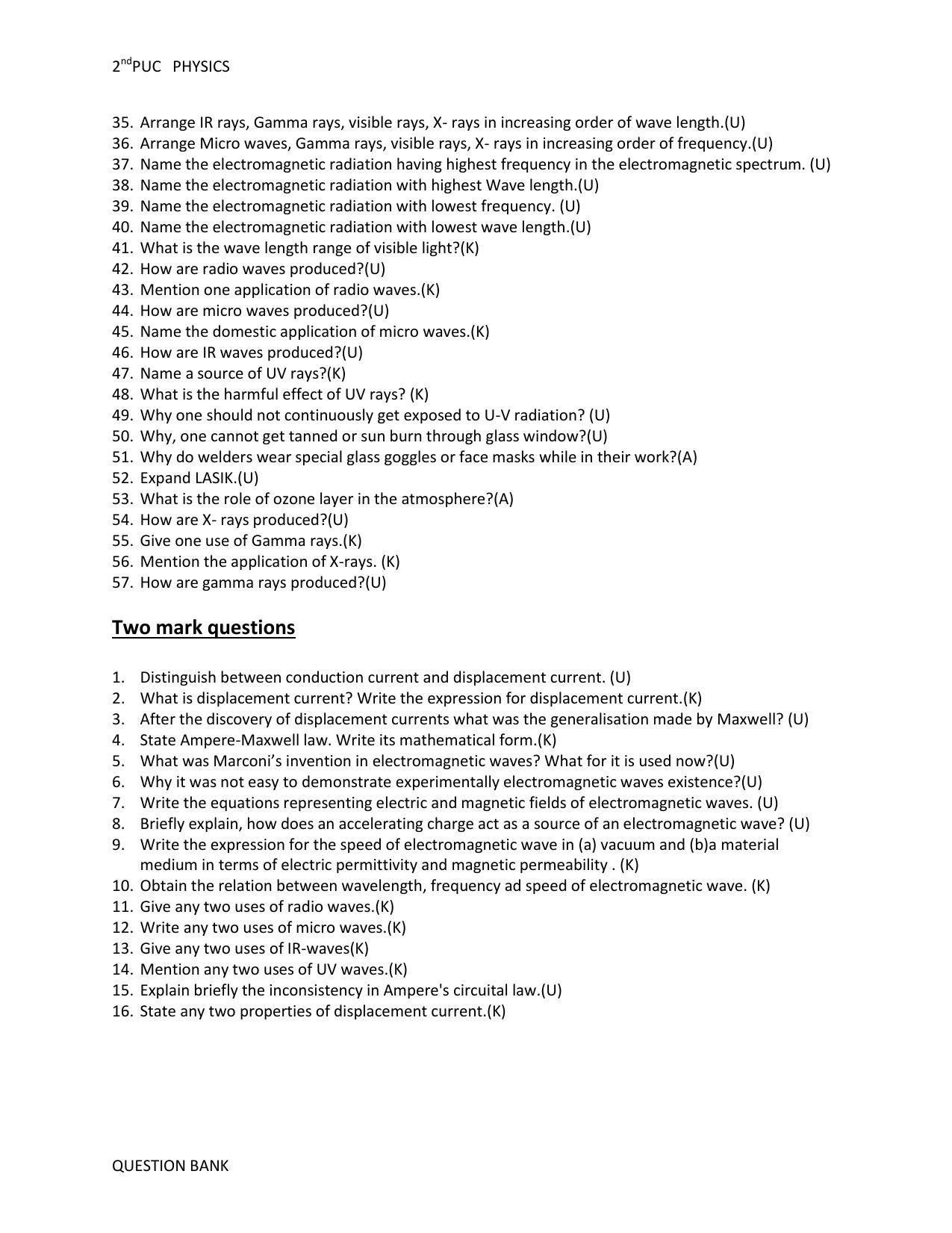 Karnataka 2nd PUC Question Bank for Physics - Page 44