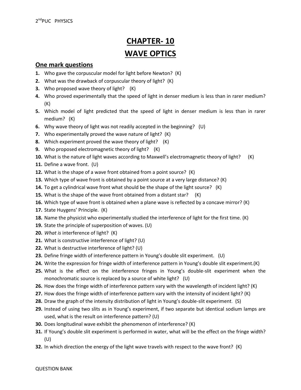 Karnataka 2nd PUC Question Bank for Physics - Page 52