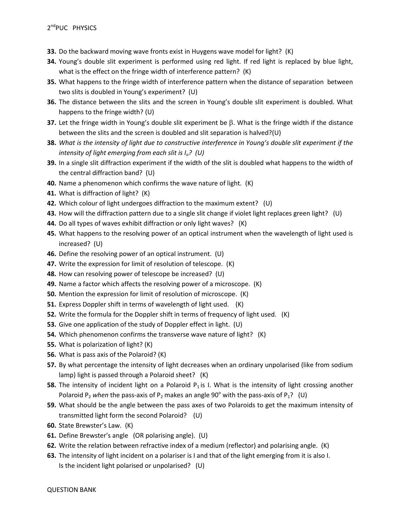 Karnataka 2nd PUC Question Bank for Physics - Page 53